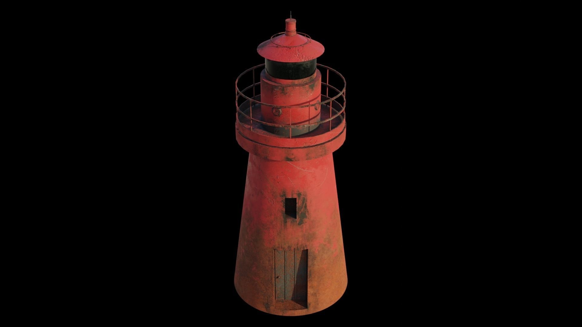 Lighthouse 3D Model PBR materials Low-poly 3D model_4