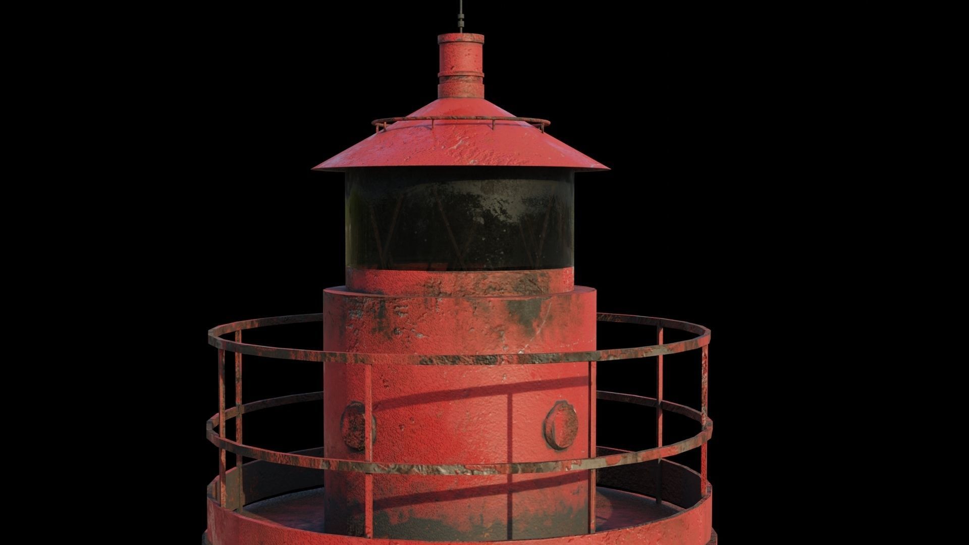 Lighthouse 3D Model PBR materials Low-poly 3D model_8