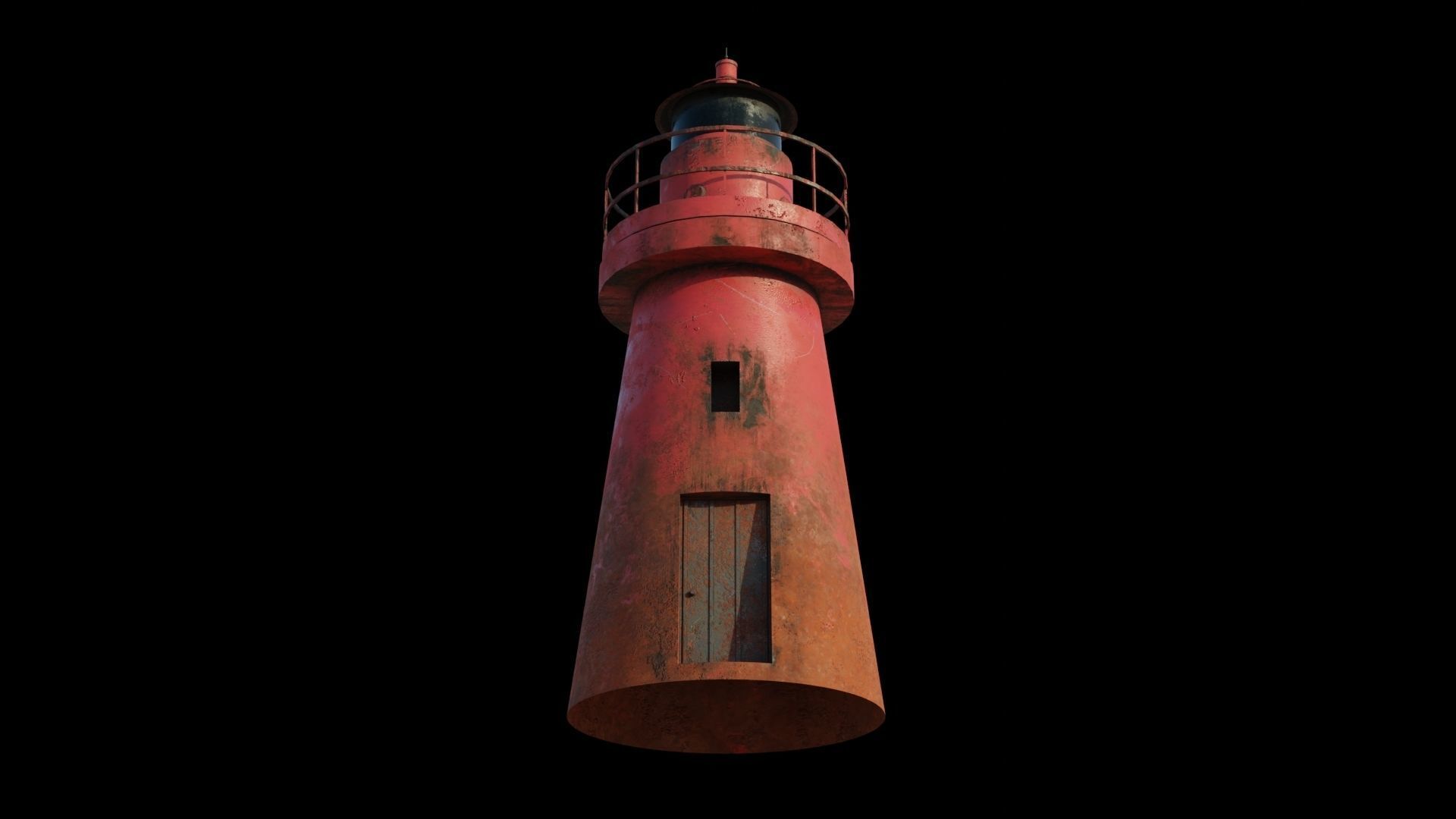 Lighthouse 3D Model PBR materials Low-poly 3D model_5