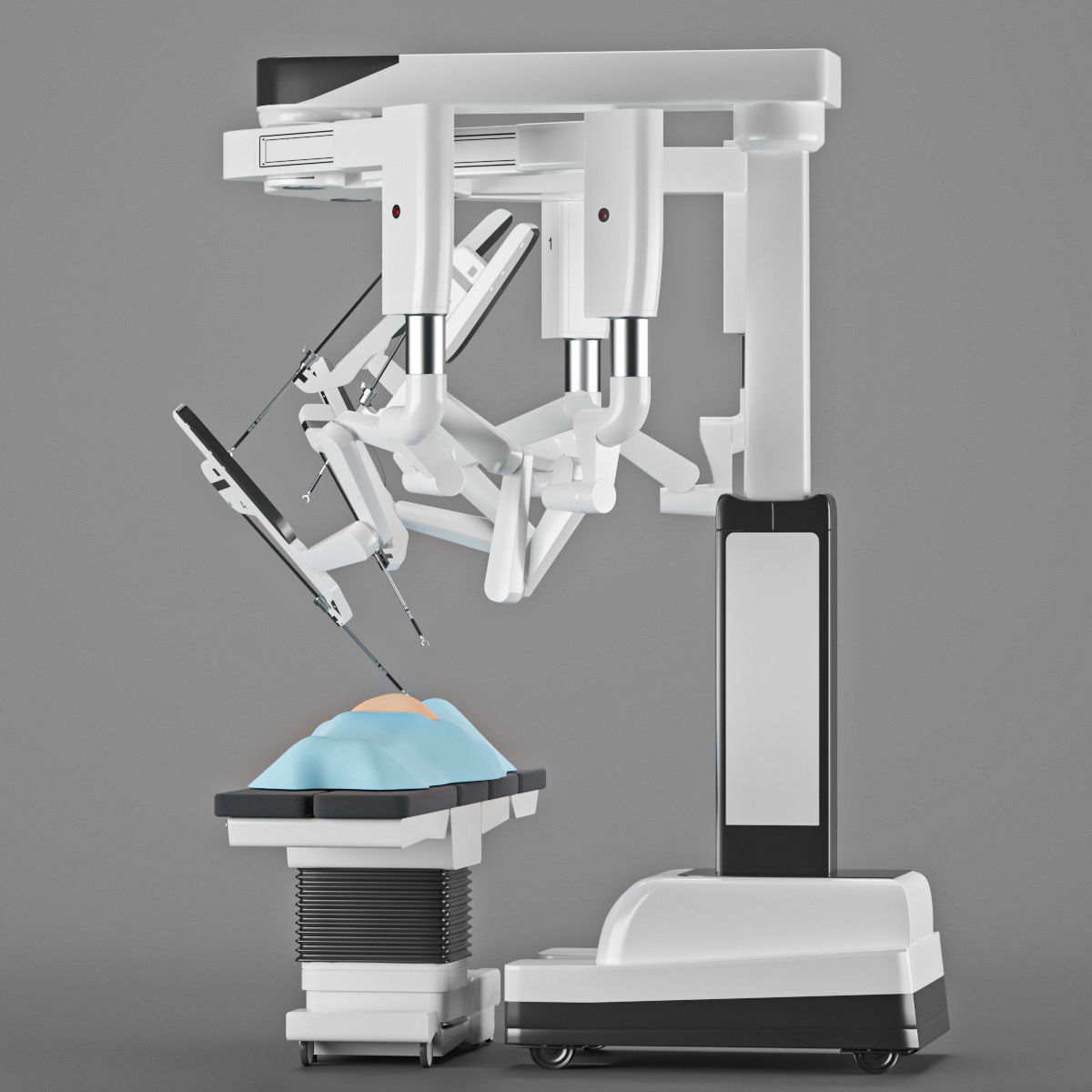 Surgical Robotic System da Vinci 3D model 3D model_5