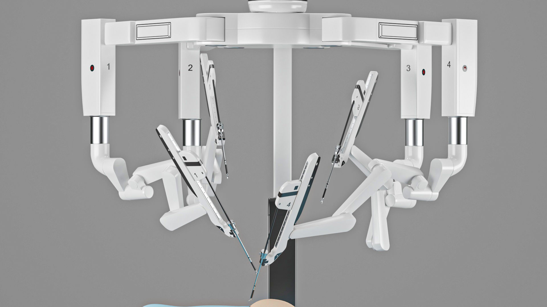 Surgical Robotic System da Vinci 3D model 3D model_1