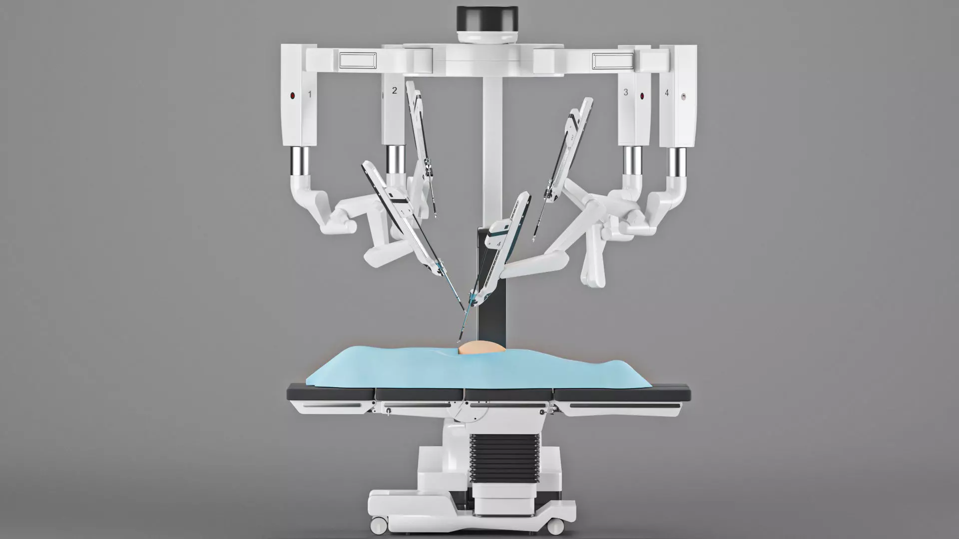 Surgical Robotic System da Vinci 3D model 3D model_0
