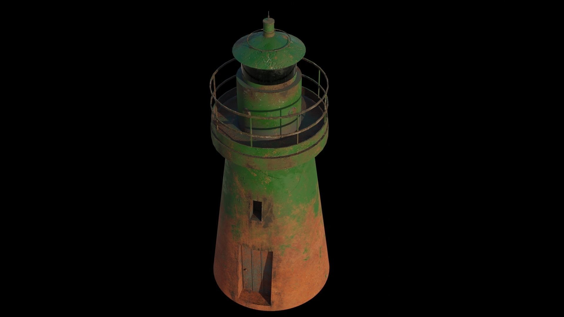 Lighthouse 3D Model PBR materials Low-poly 3D model_8