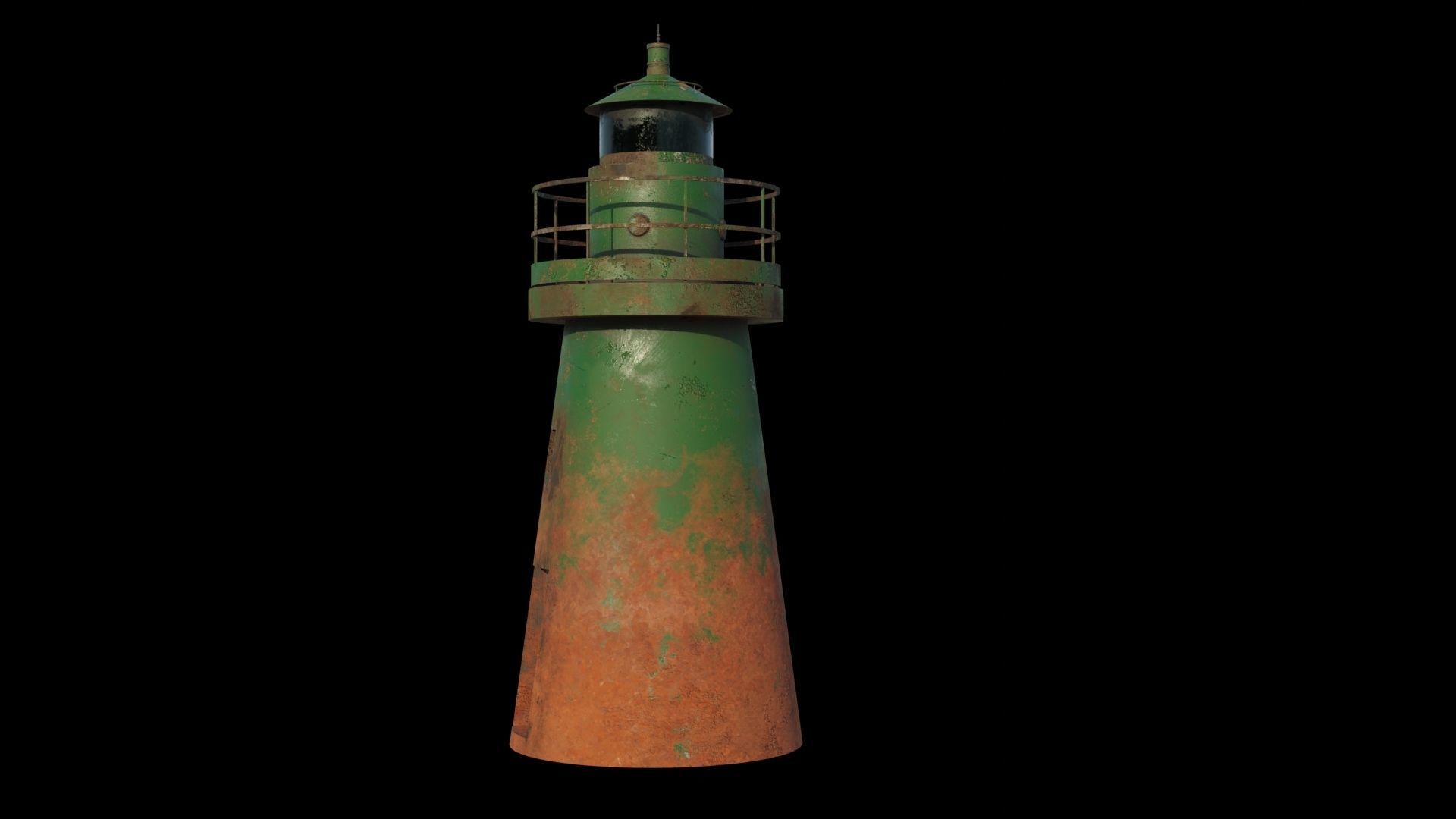 Lighthouse 3D Model PBR materials Low-poly 3D model_4
