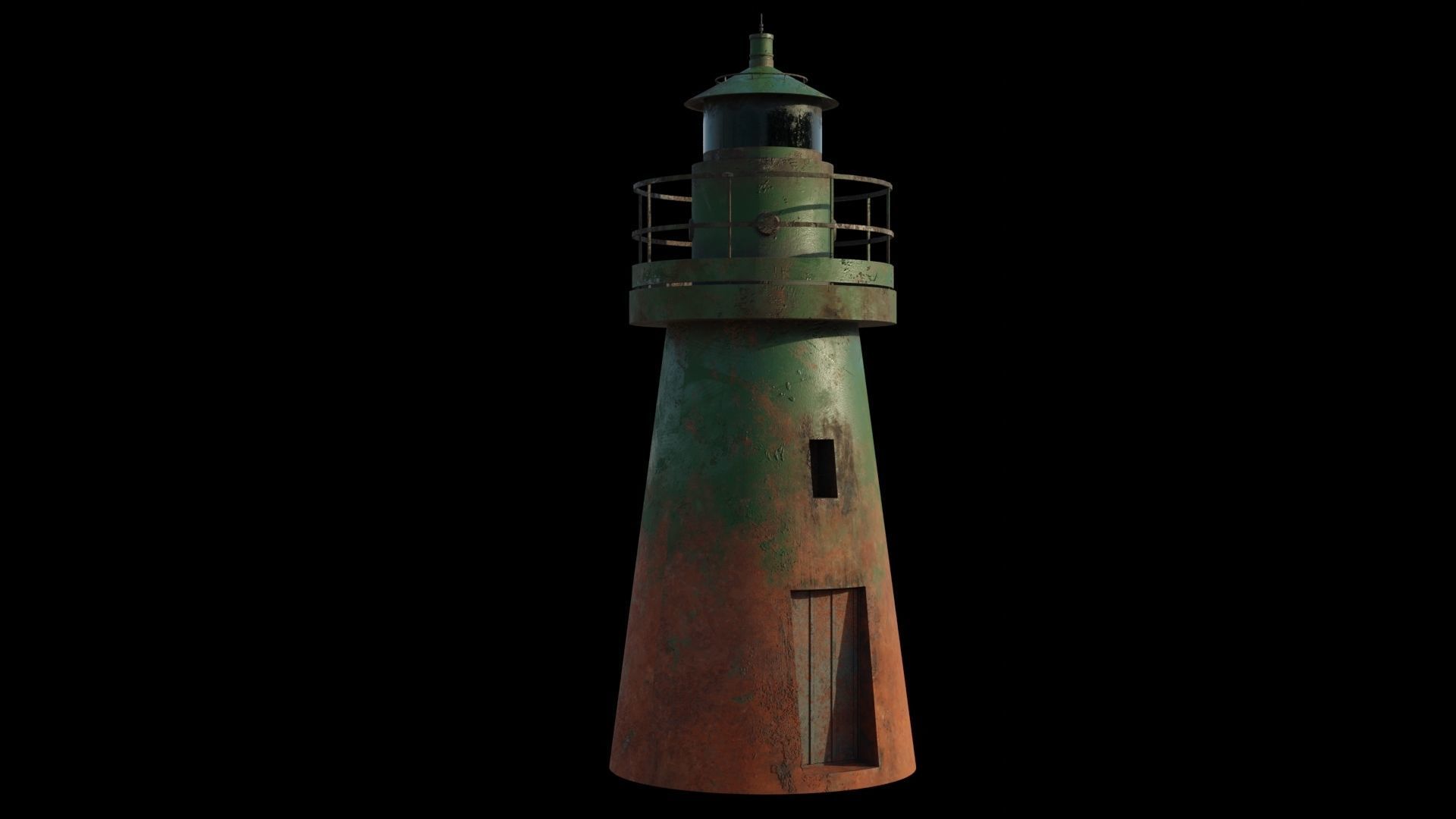 Lighthouse 3D Model PBR materials Low-poly 3D model_9