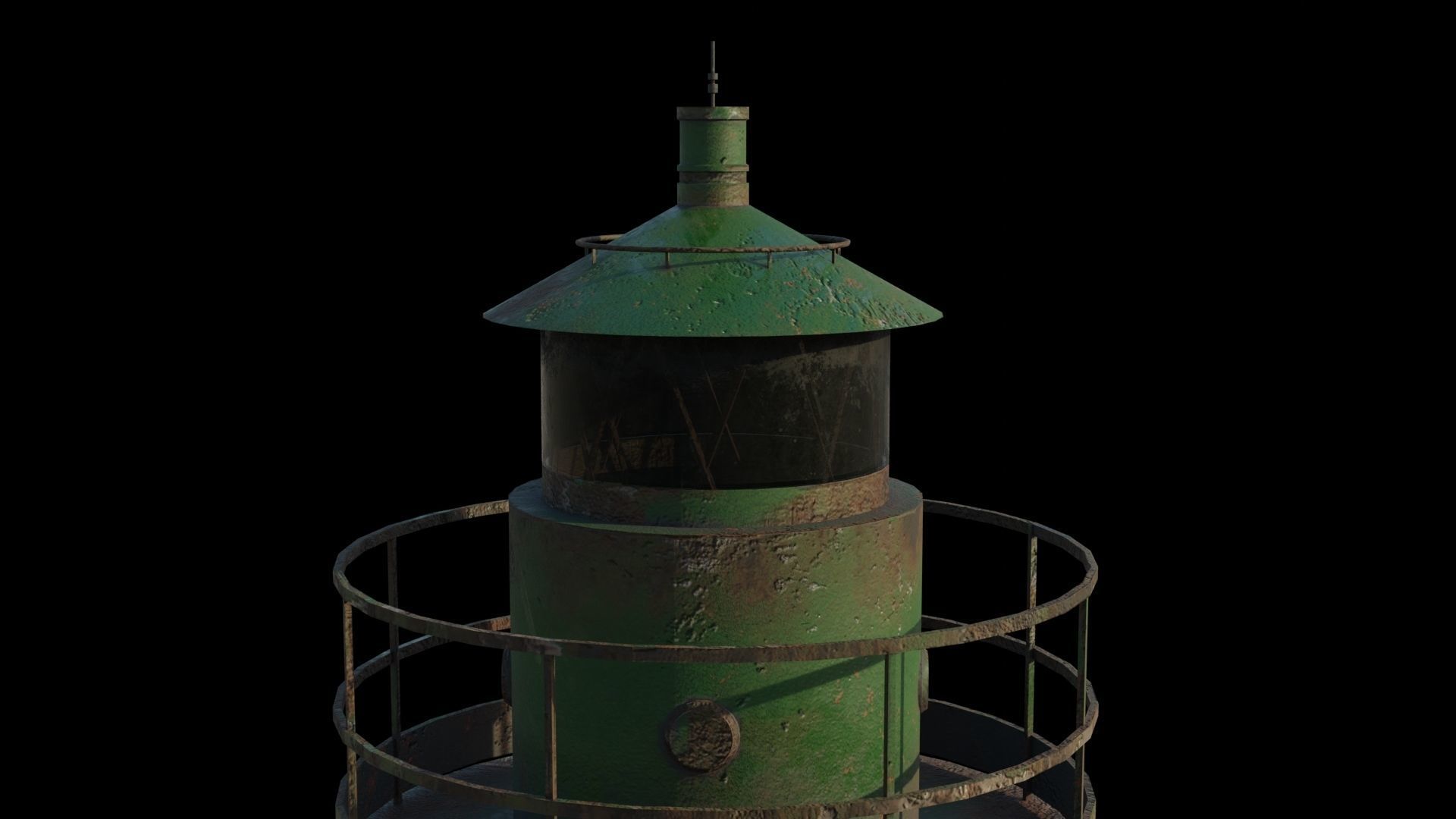 Lighthouse 3D Model PBR materials Low-poly 3D model_3