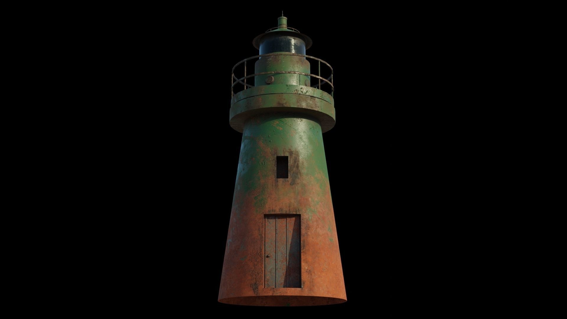Lighthouse 3D Model PBR materials Low-poly 3D model_10