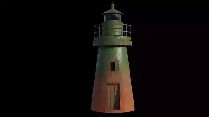 Lighthouse 3D Model PBR materials Low-poly 3D model