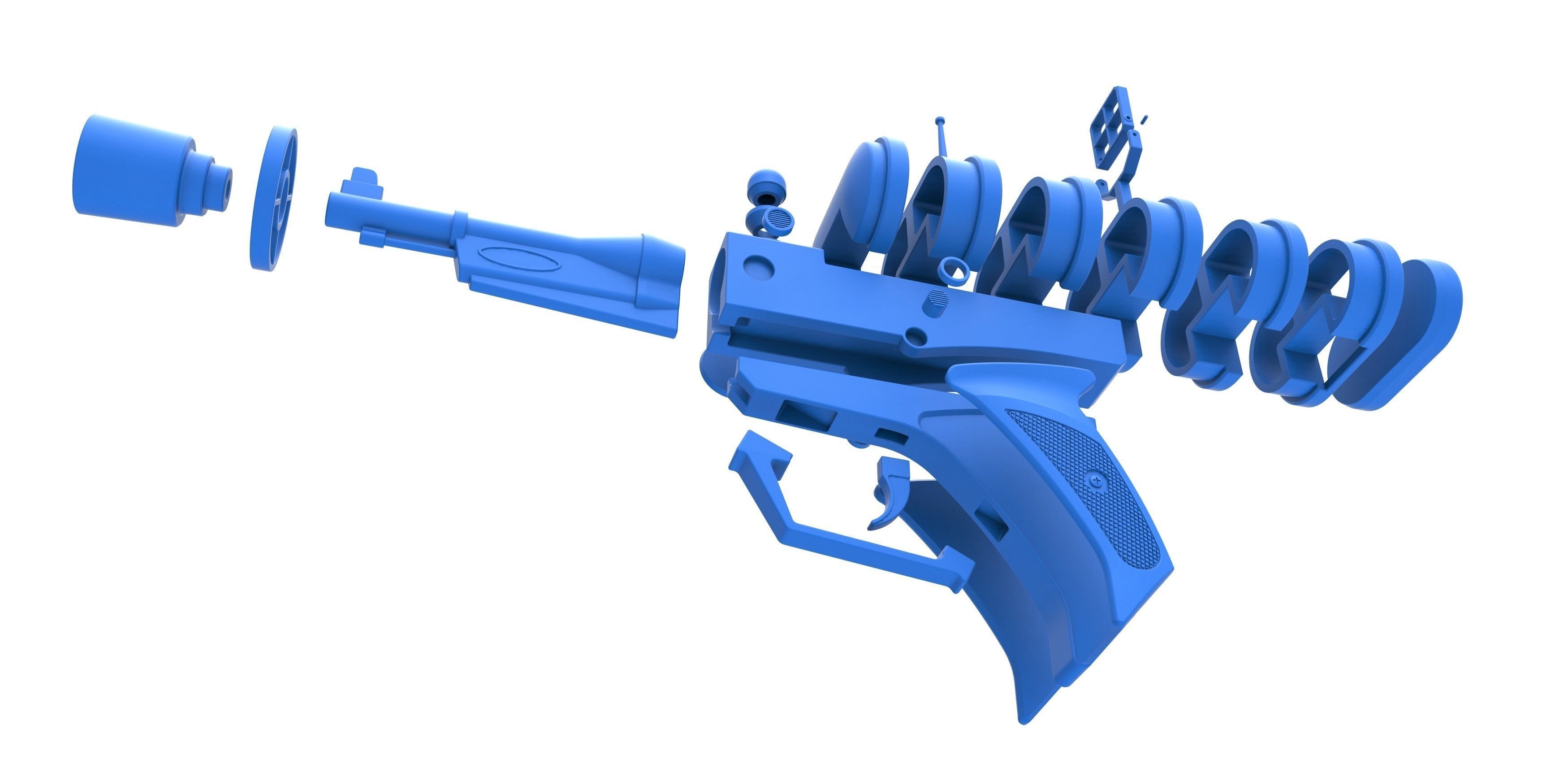 Laser pistol from Lost in Space TV series 1965 first season 3D print model_29