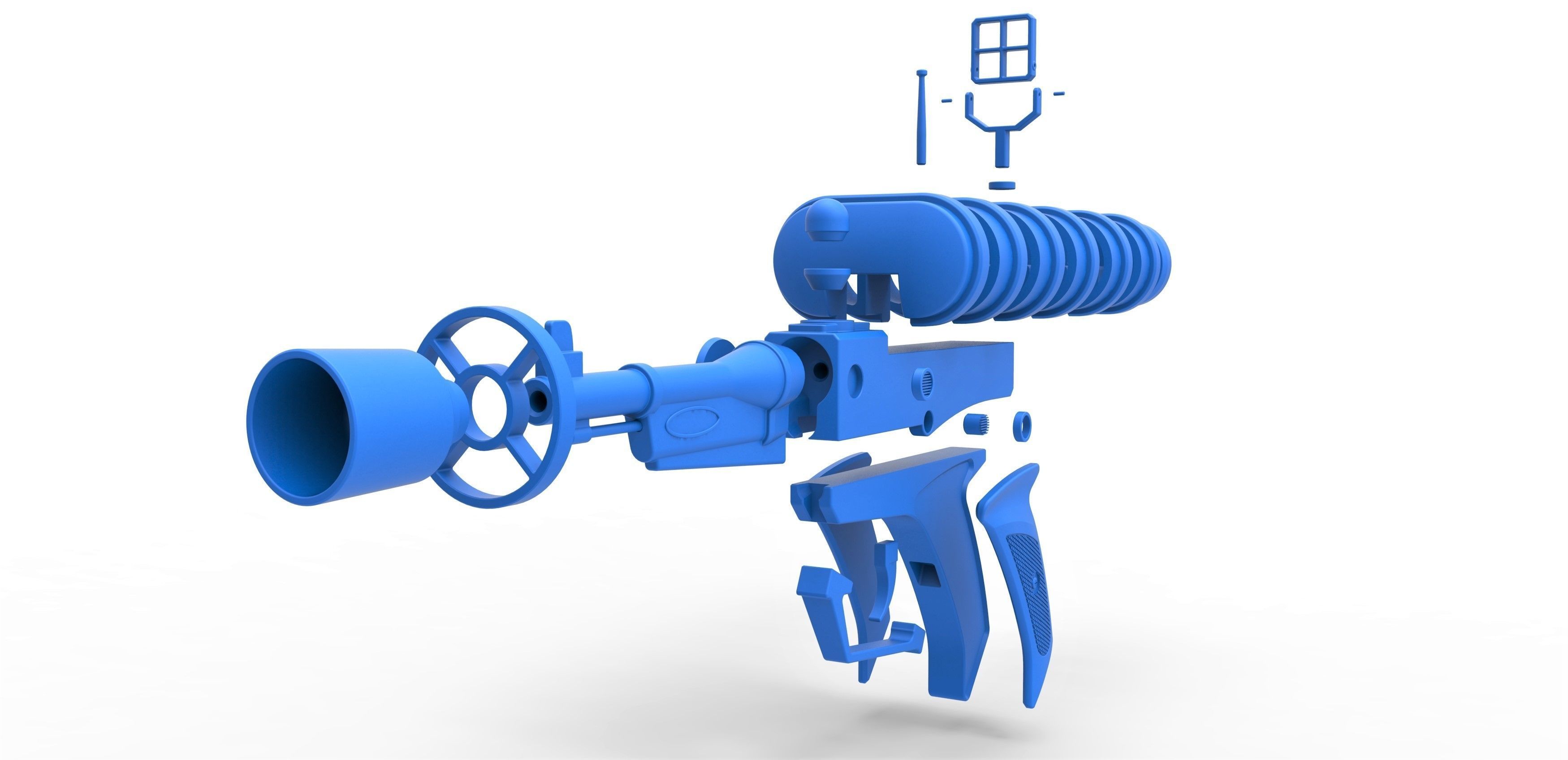 Laser pistol from Lost in Space TV series 1965 first season 3D print model_30