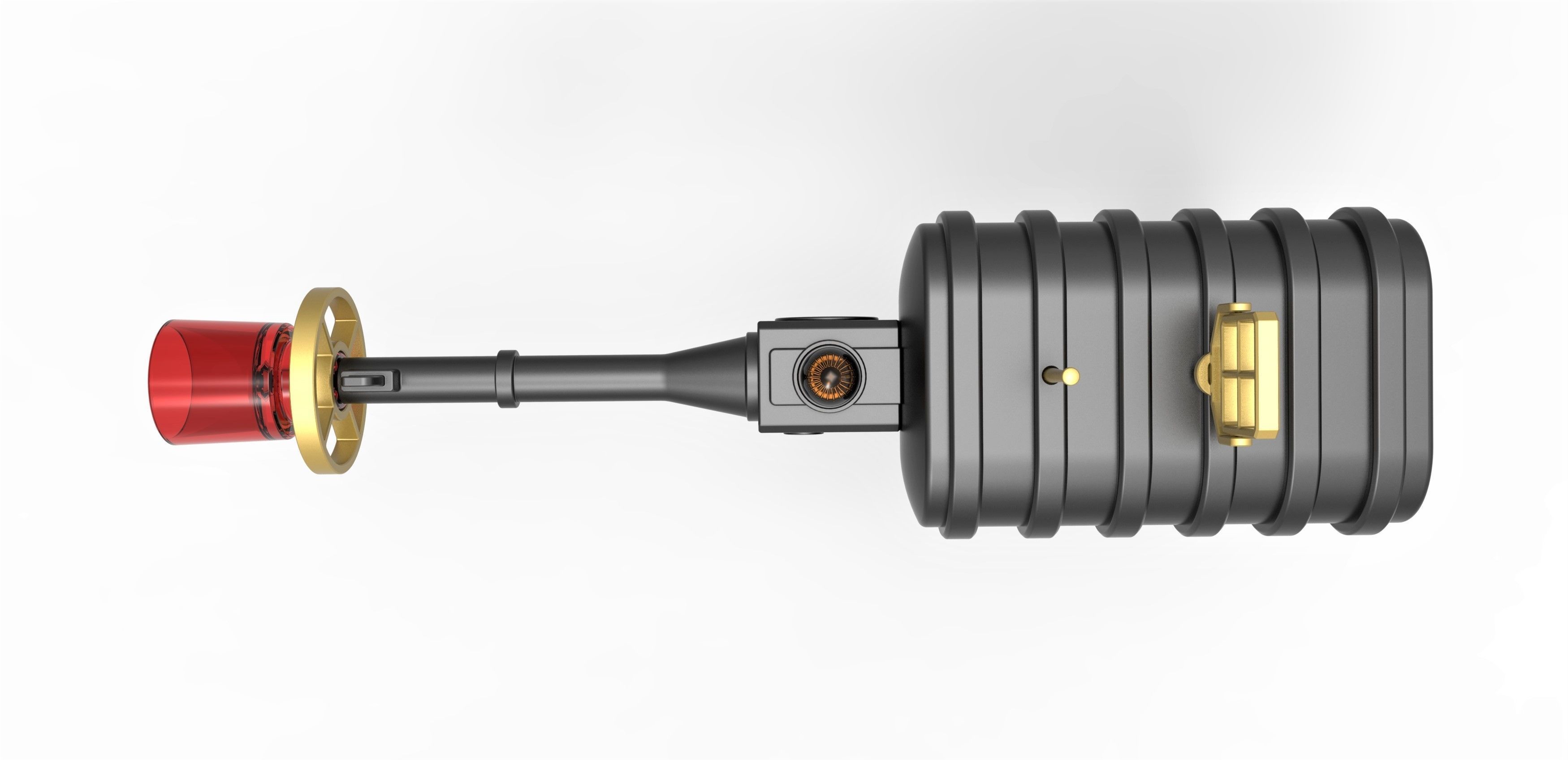 Laser pistol from Lost in Space TV series 1965 first season 3D print model_7