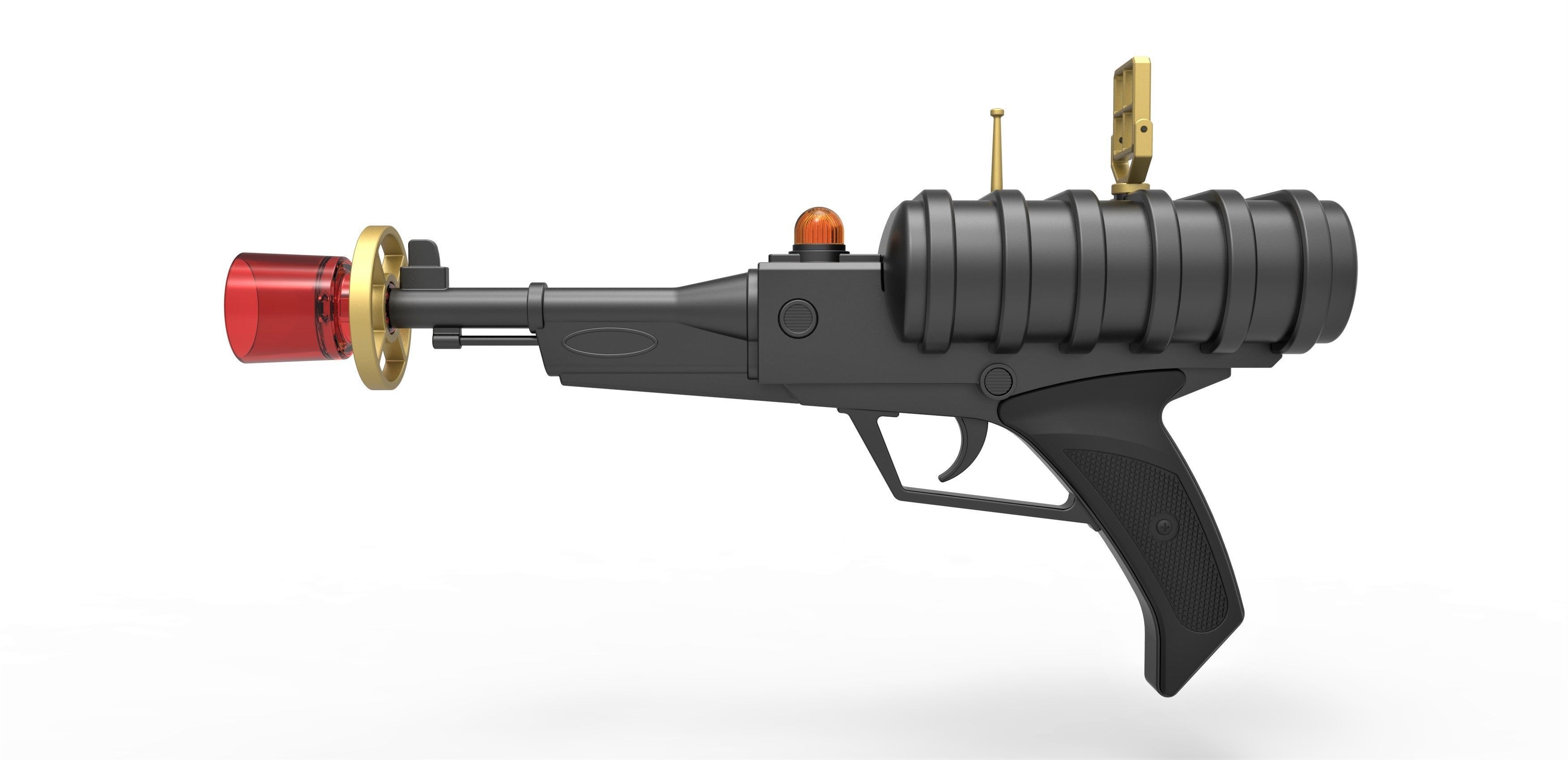 Laser pistol from Lost in Space TV series 1965 first season 3D print model_5