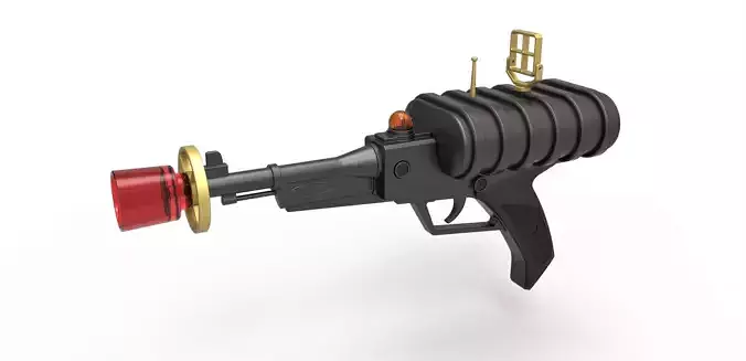 Laser pistol from Lost in Space TV series 1965 first season 3D print model