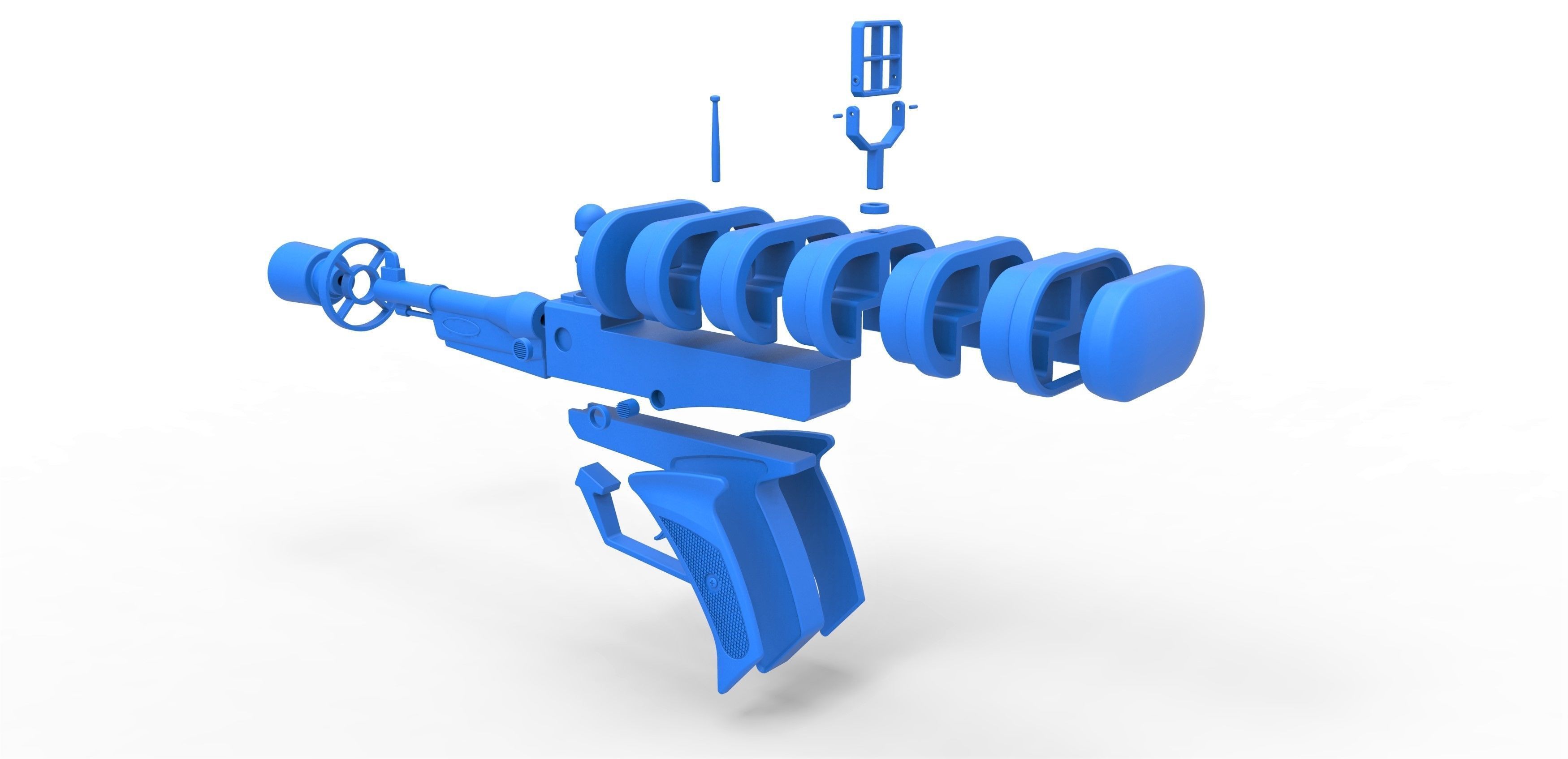 Laser pistol from Lost in Space TV series 1965 first season 3D print model_32