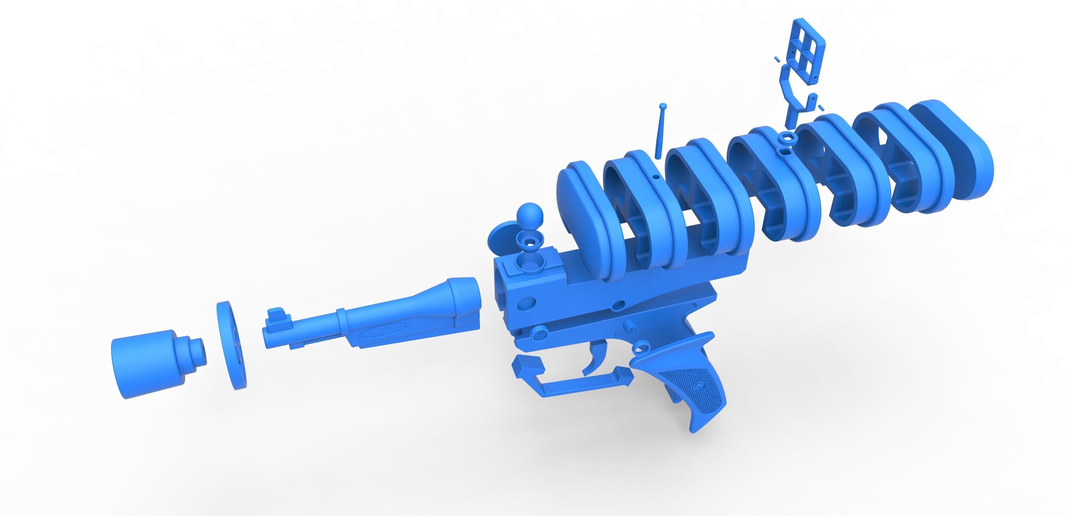 Laser pistol from Lost in Space TV series 1965 first season 3D print model_28