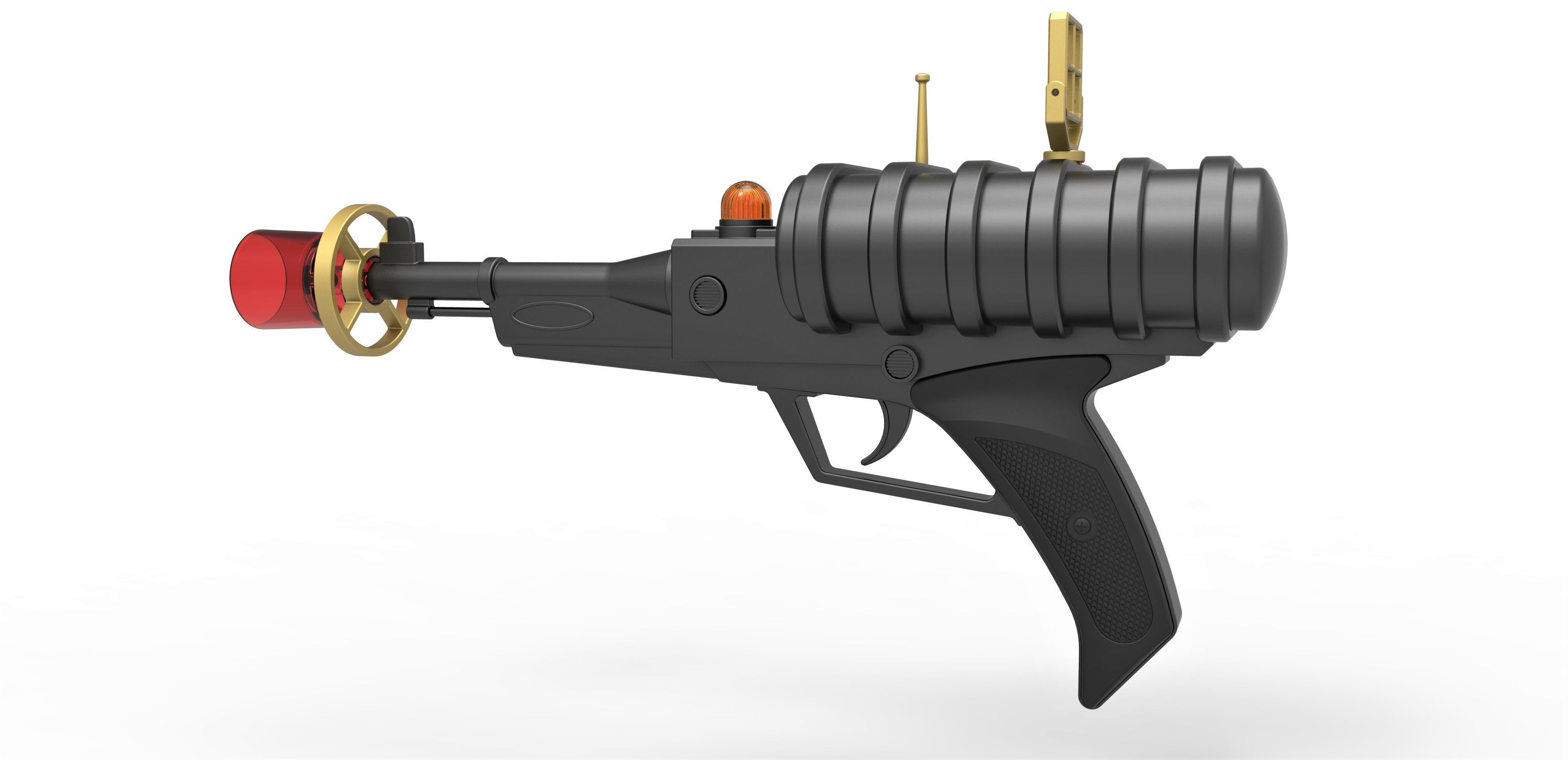 Laser pistol from Lost in Space TV series 1965 first season 3D print model_9