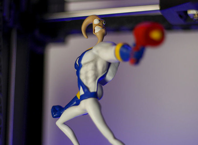 Earthworm Jim Free 3D print model