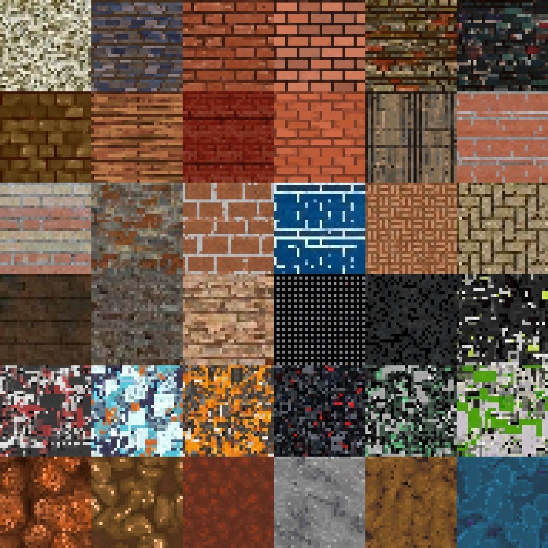 Pixel Art PBR Textures Bundle Texture_3