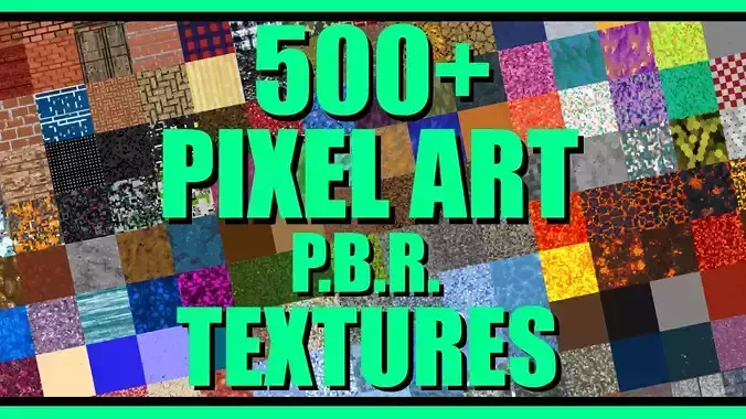 Pixel Art PBR Textures Bundle Texture
