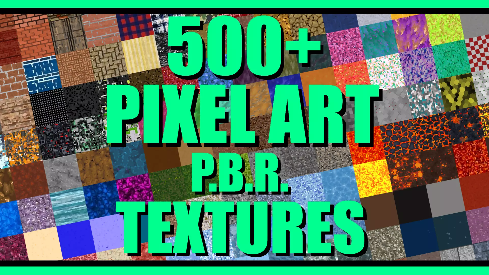Pixel Art PBR Textures Bundle Texture_0
