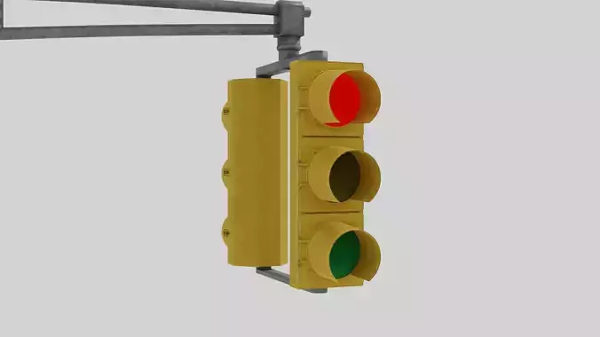 Traffic Light with Pole
