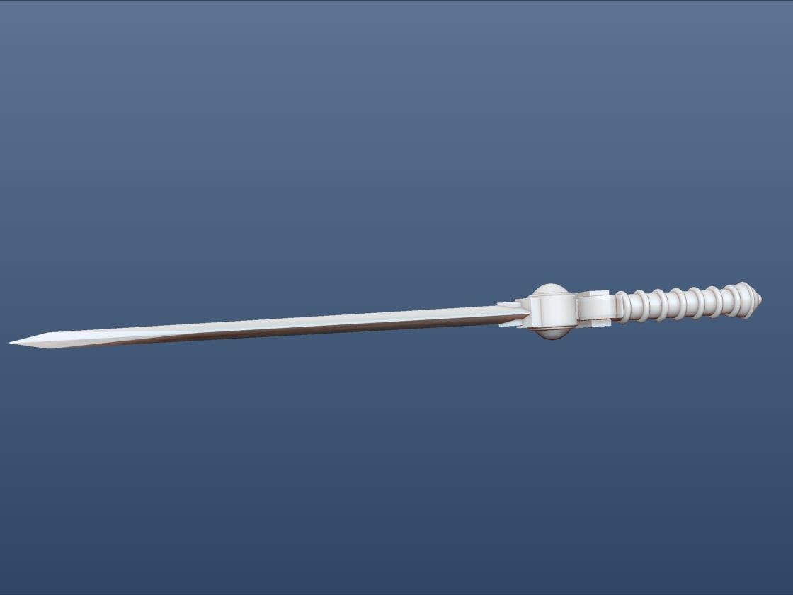 Lion-o Thundercats Figure with Sword of Omens and Claw Shield 3D print model_10