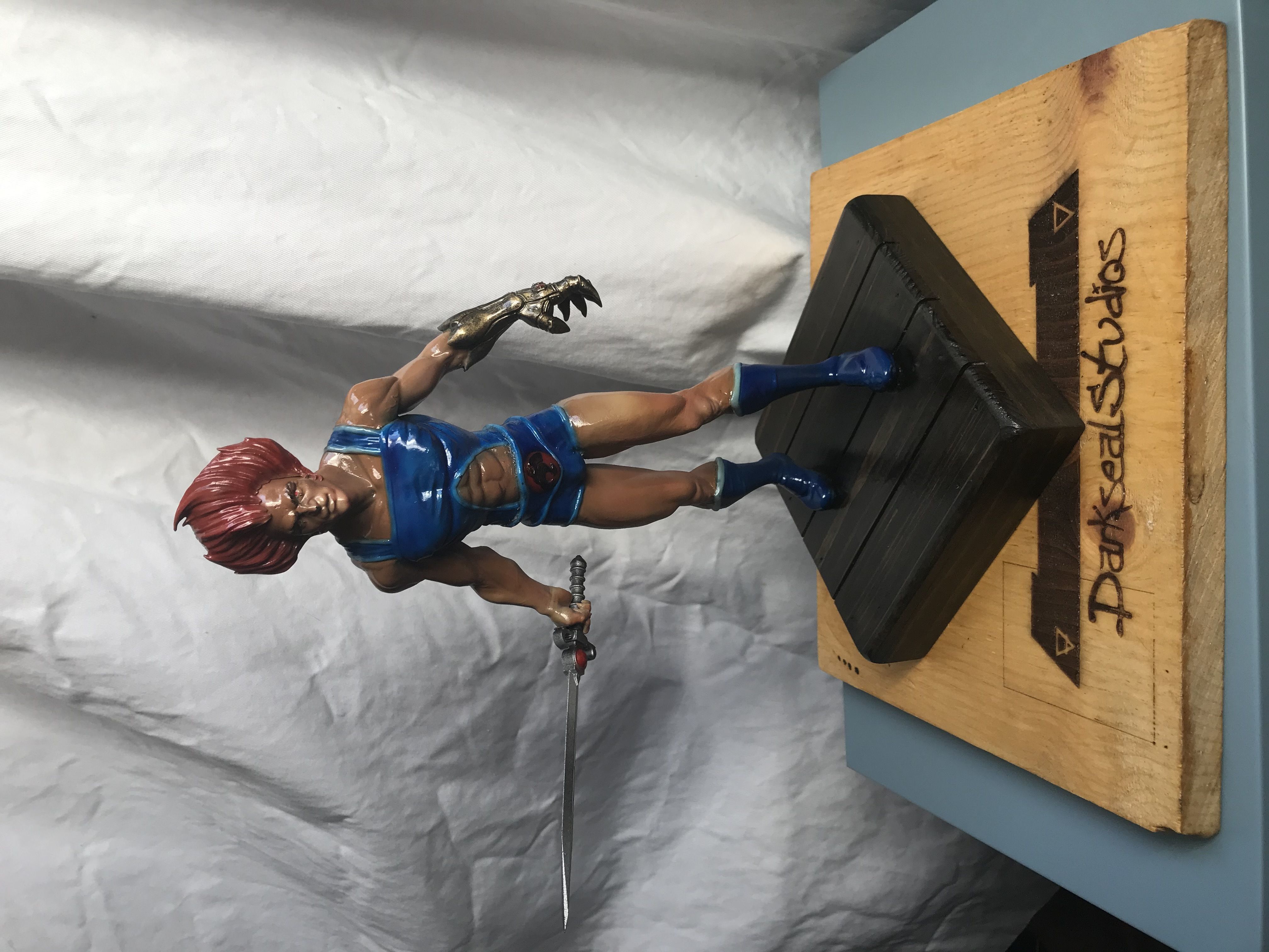 Lion-o Thundercats Figure with Sword of Omens and Claw Shield 3D print model_15