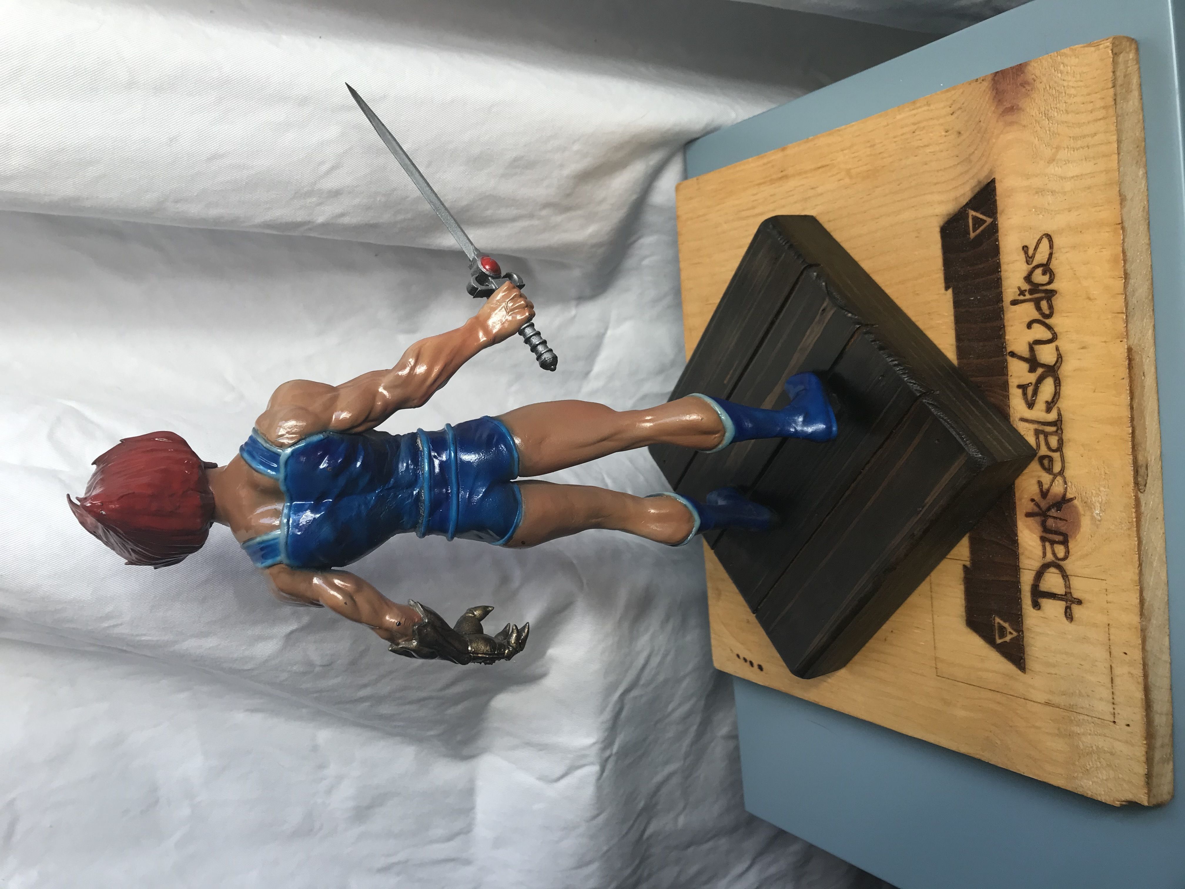 Lion-o Thundercats Figure with Sword of Omens and Claw Shield 3D print model_16