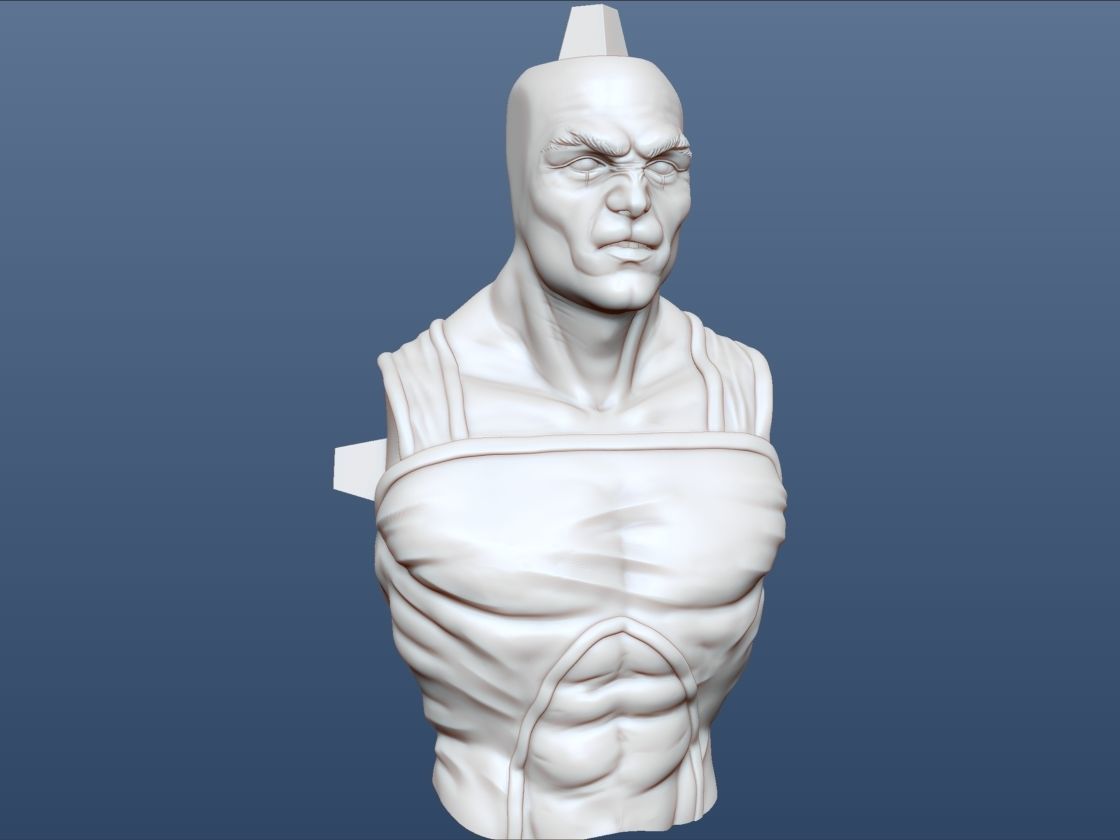 Lion-o Thundercats Figure with Sword of Omens and Claw Shield 3D print model_7