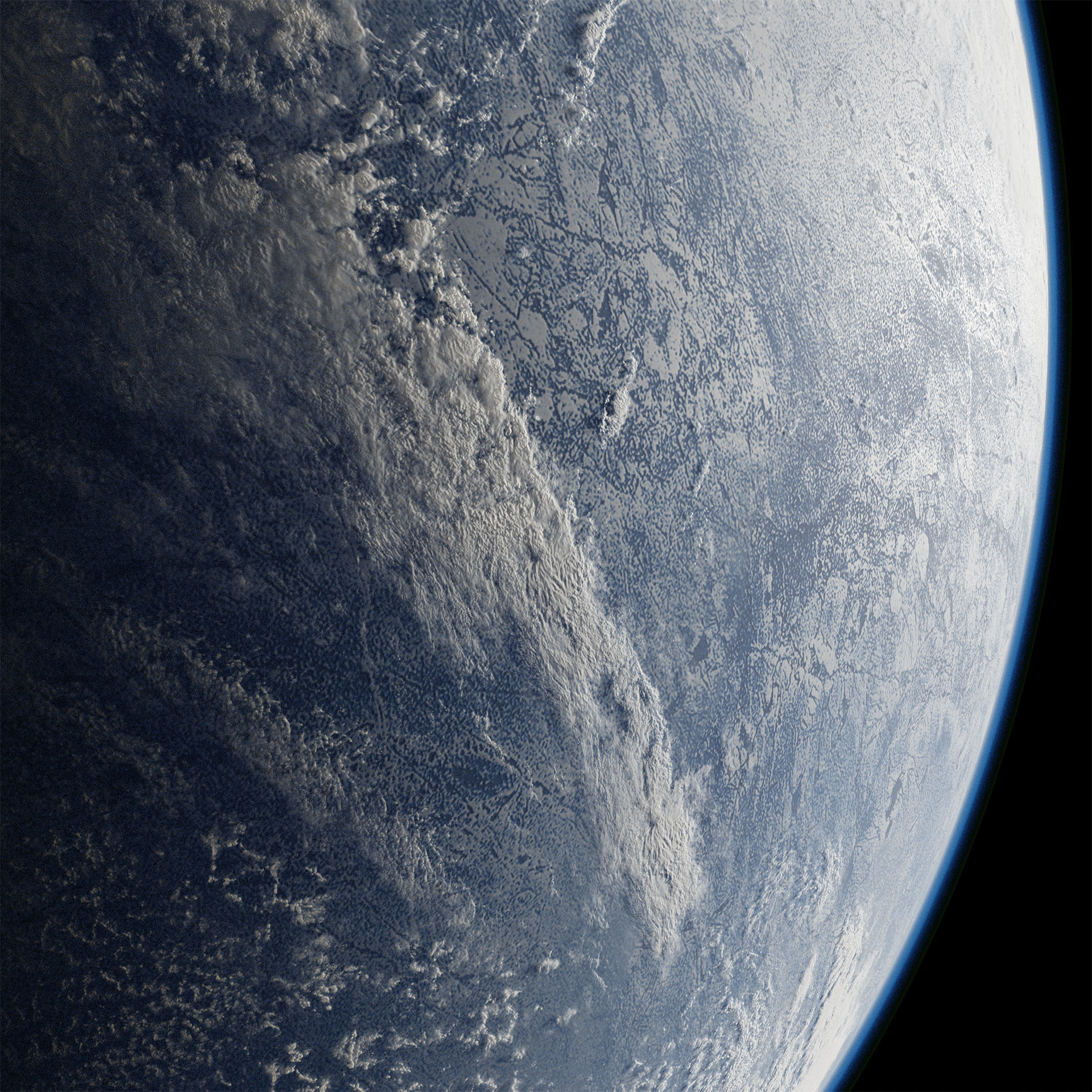 Planet Kofh 3D model_7