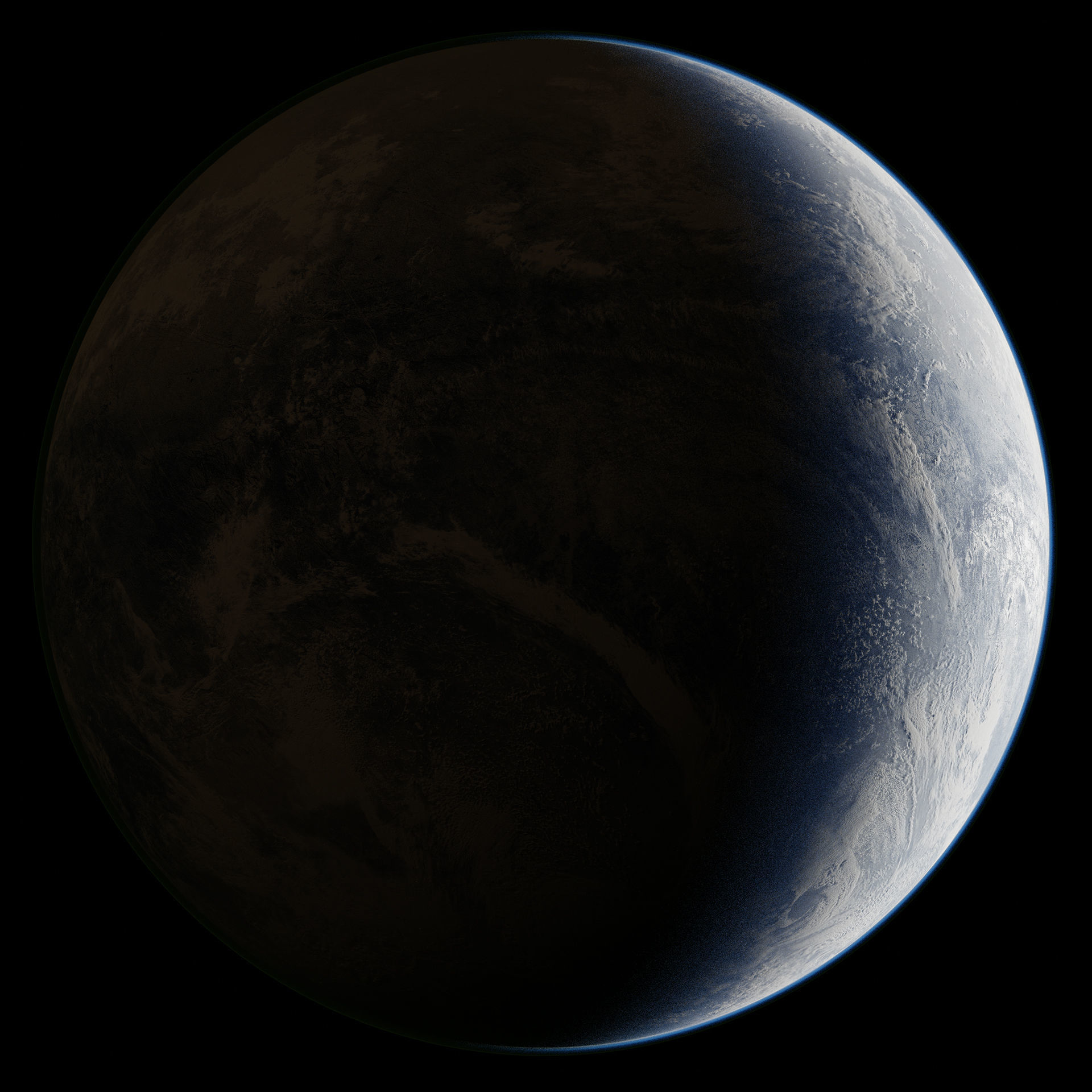 Planet Kofh 3D model_2