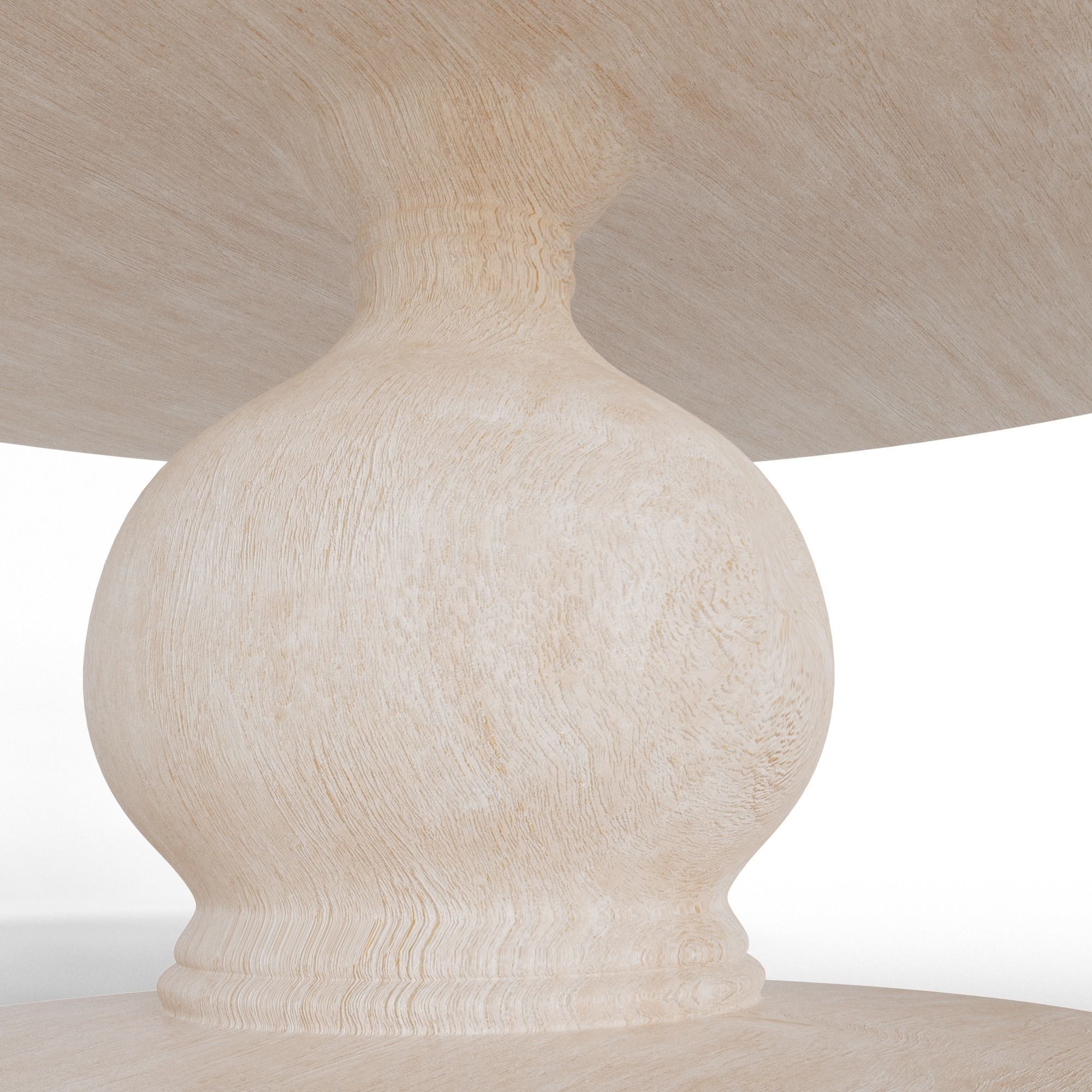 Pine Dining Table by Kosas Home 3D model_2