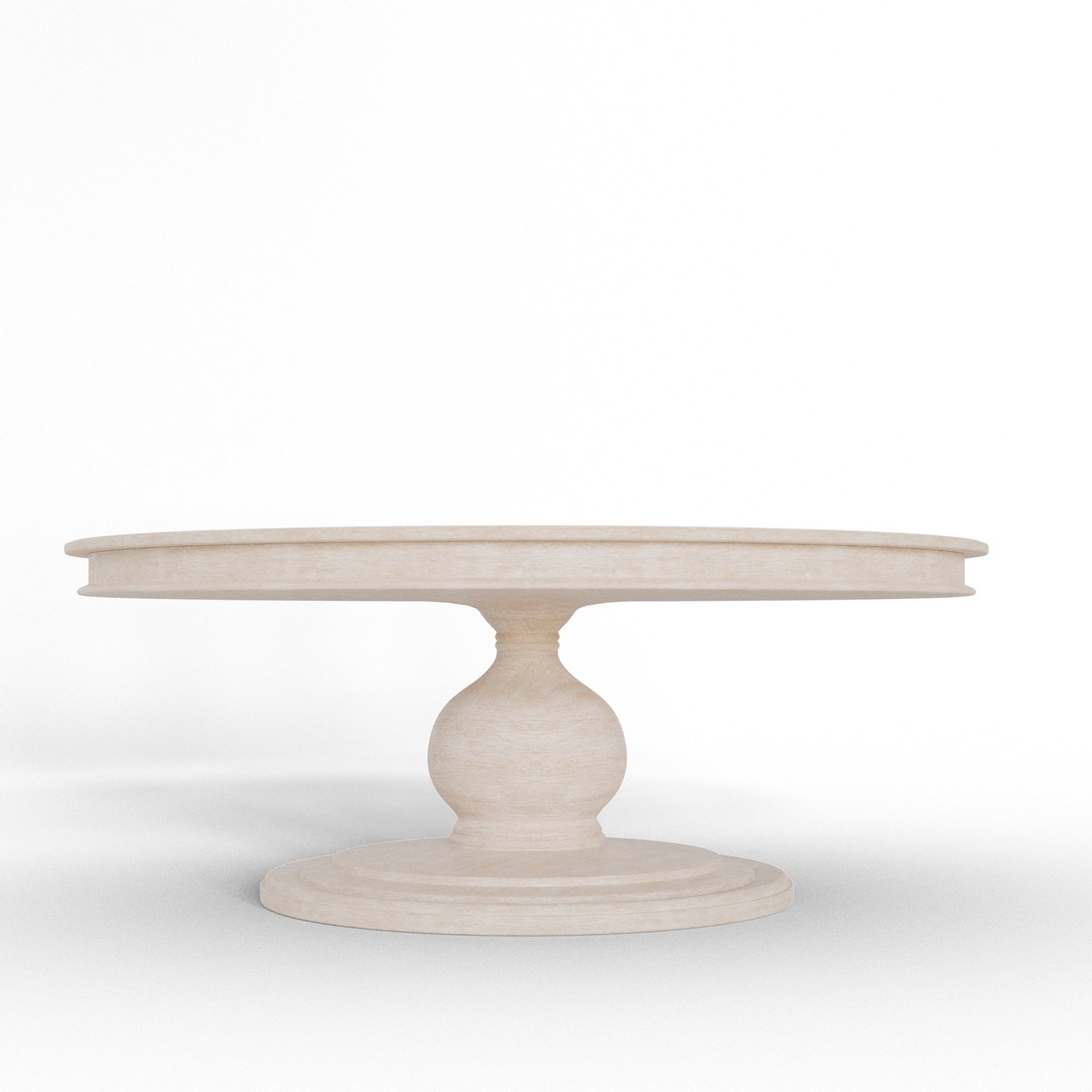 Pine Dining Table by Kosas Home 3D model_1
