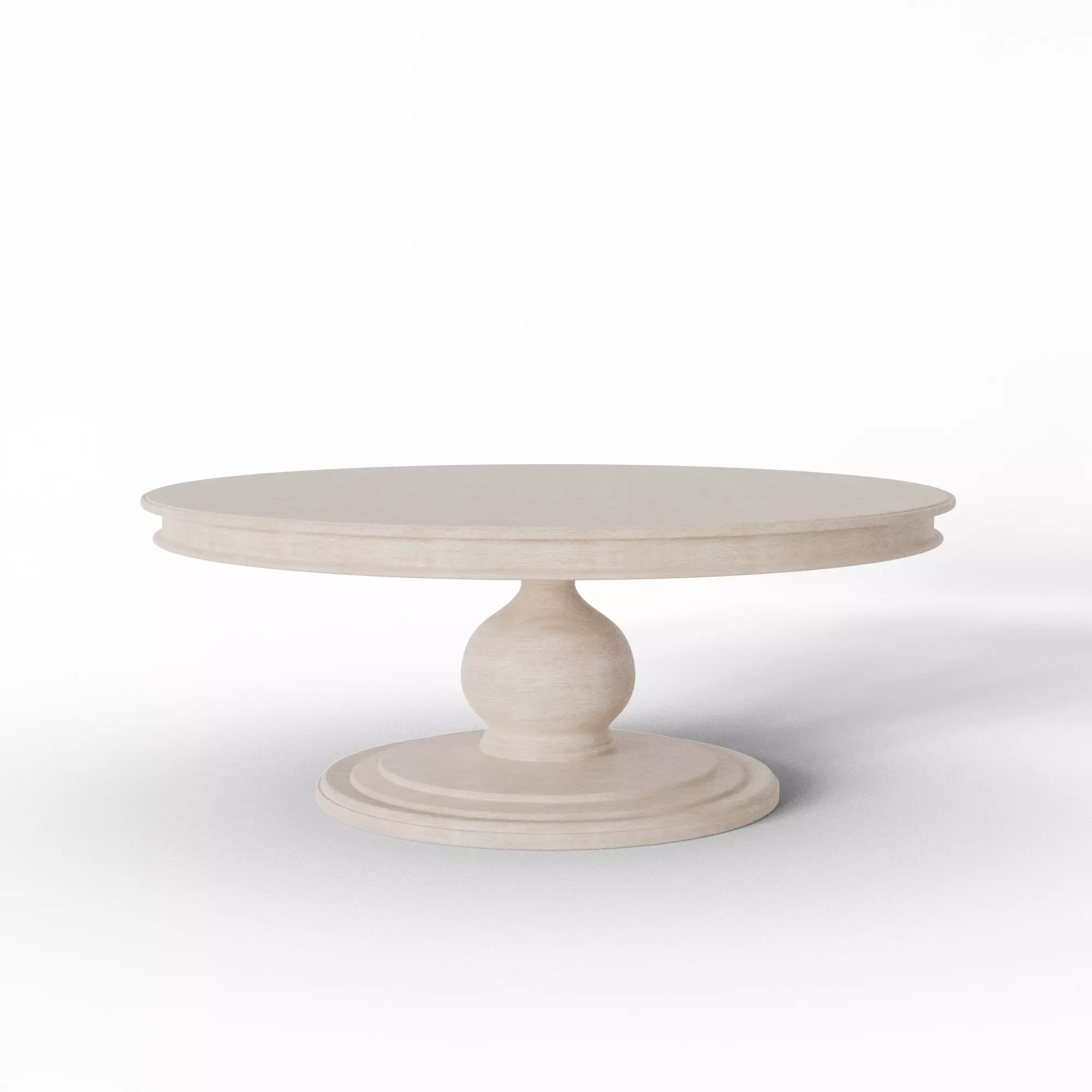 Pine Dining Table by Kosas Home 3D model_0