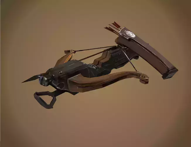 Crossbow Free low-poly 3D model
