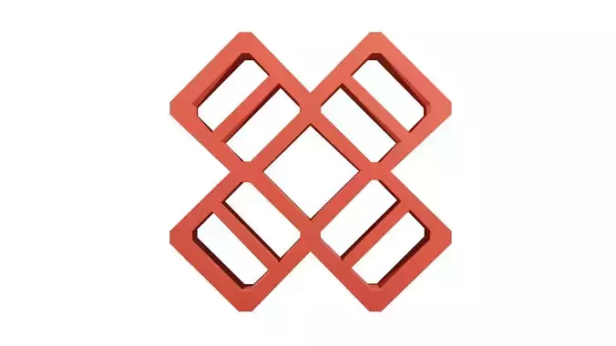 Brick Jaali 5 Square
