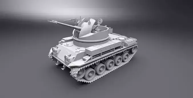 M42 Duster Scale model 3D print model