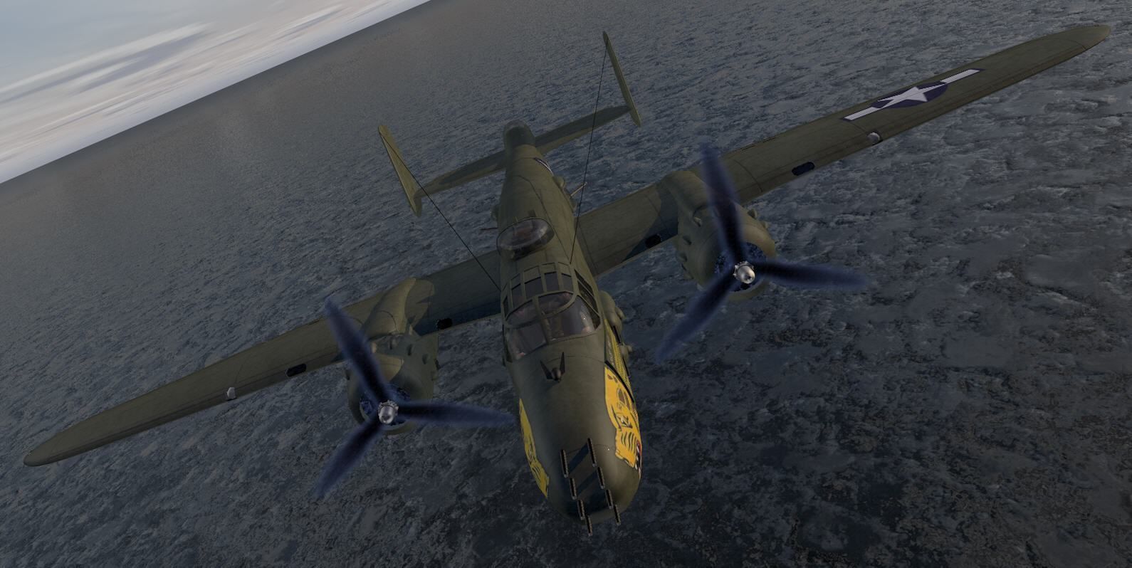 North American B-25J Mitchell - The Strafer 3D model_12