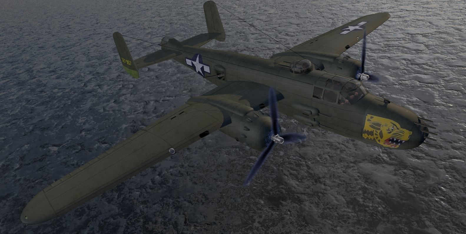 North American B-25J Mitchell - The Strafer 3D model_10