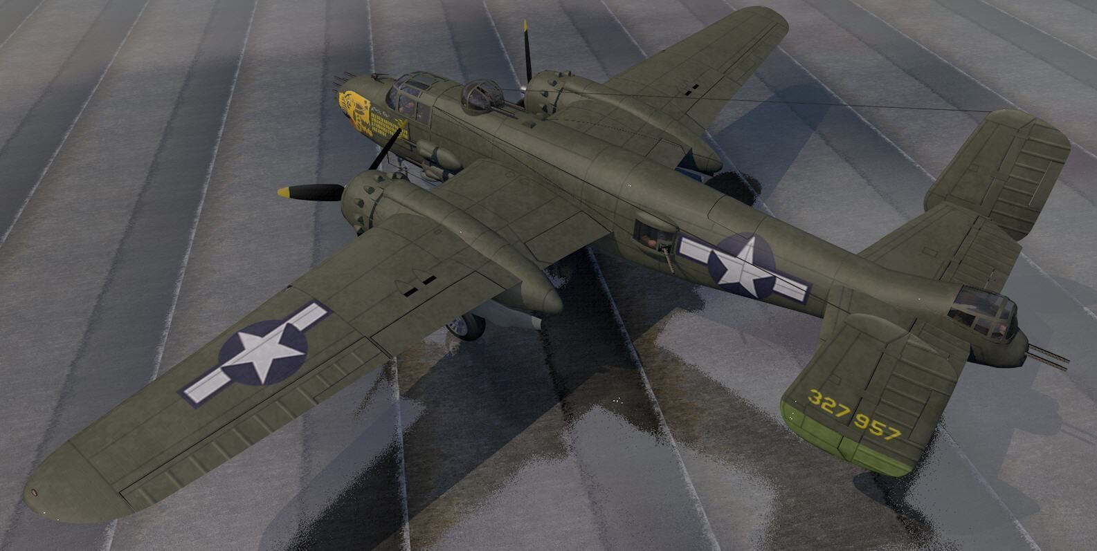 North American B-25J Mitchell - The Strafer 3D model_2