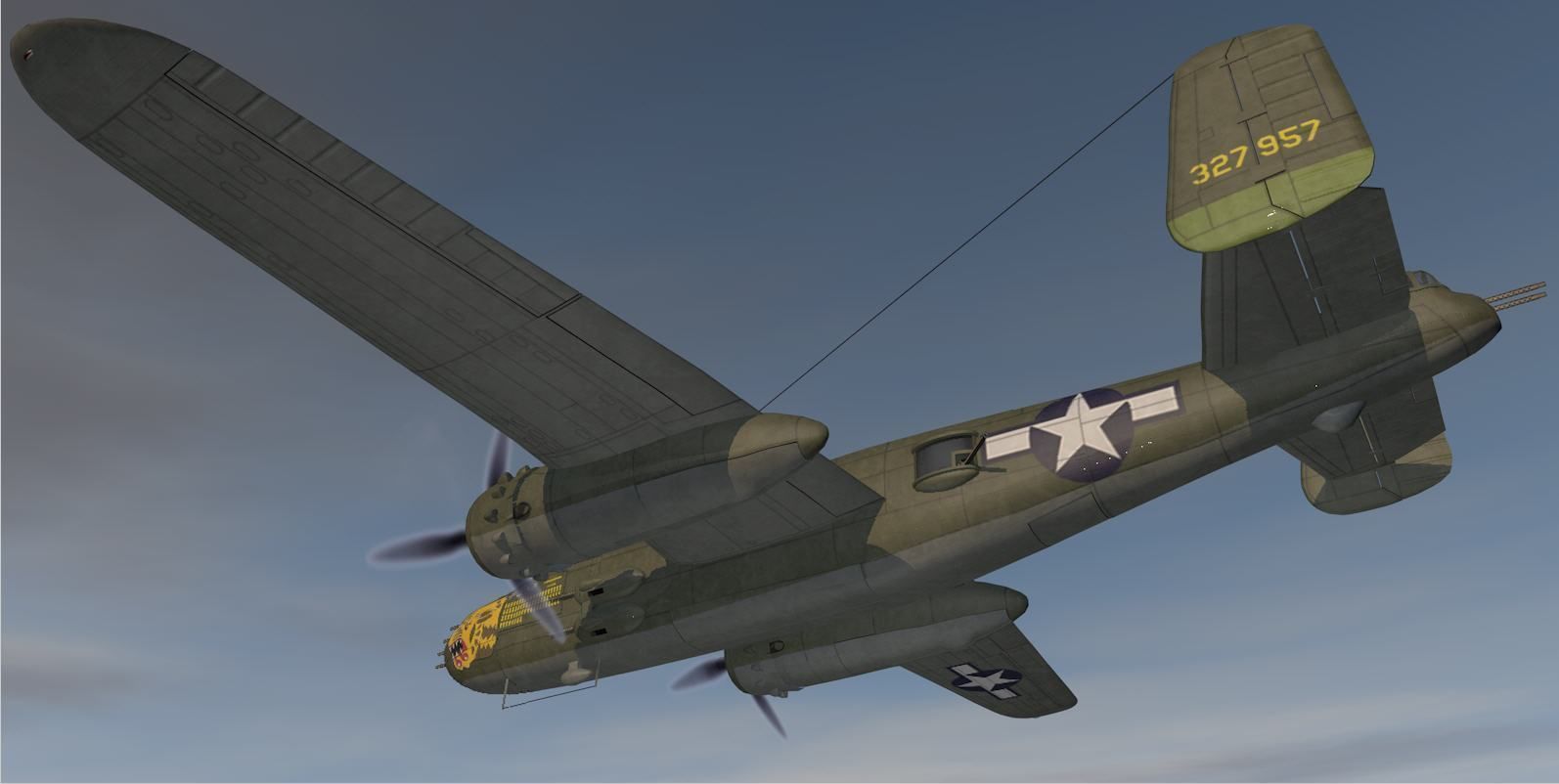 North American B-25J Mitchell - The Strafer 3D model_15