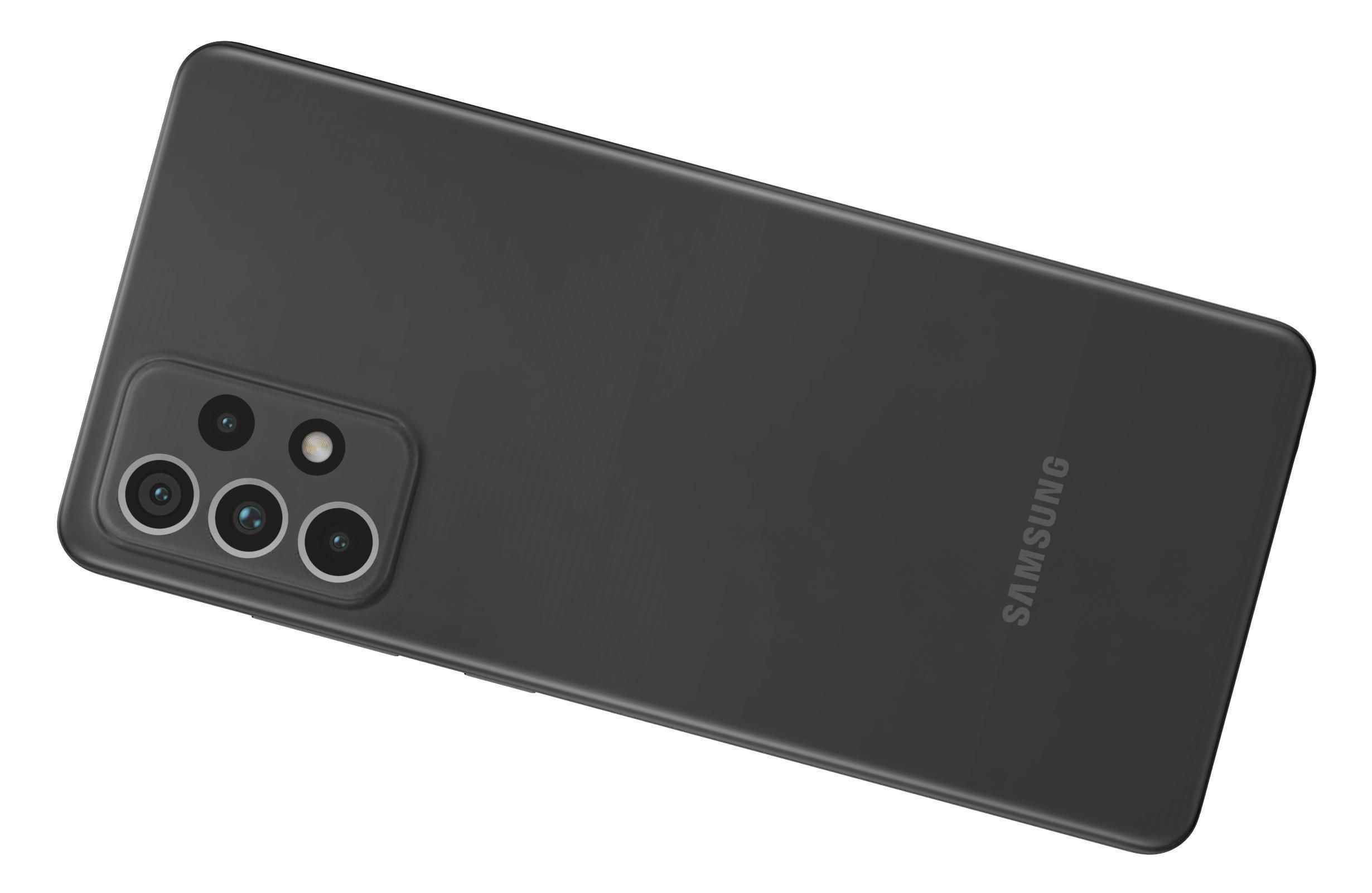 Samsung Galaxy A72 Awesome Black 3D model_11