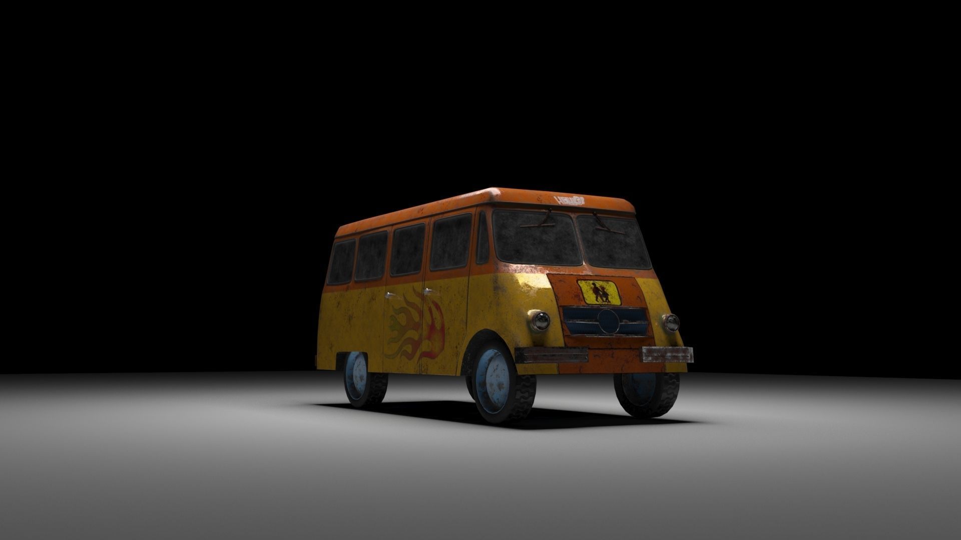 ZSD Nysa N59  Low-poly 3D model_1