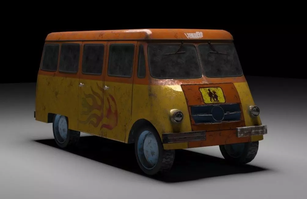 ZSD Nysa N59  Low-poly 3D model_0