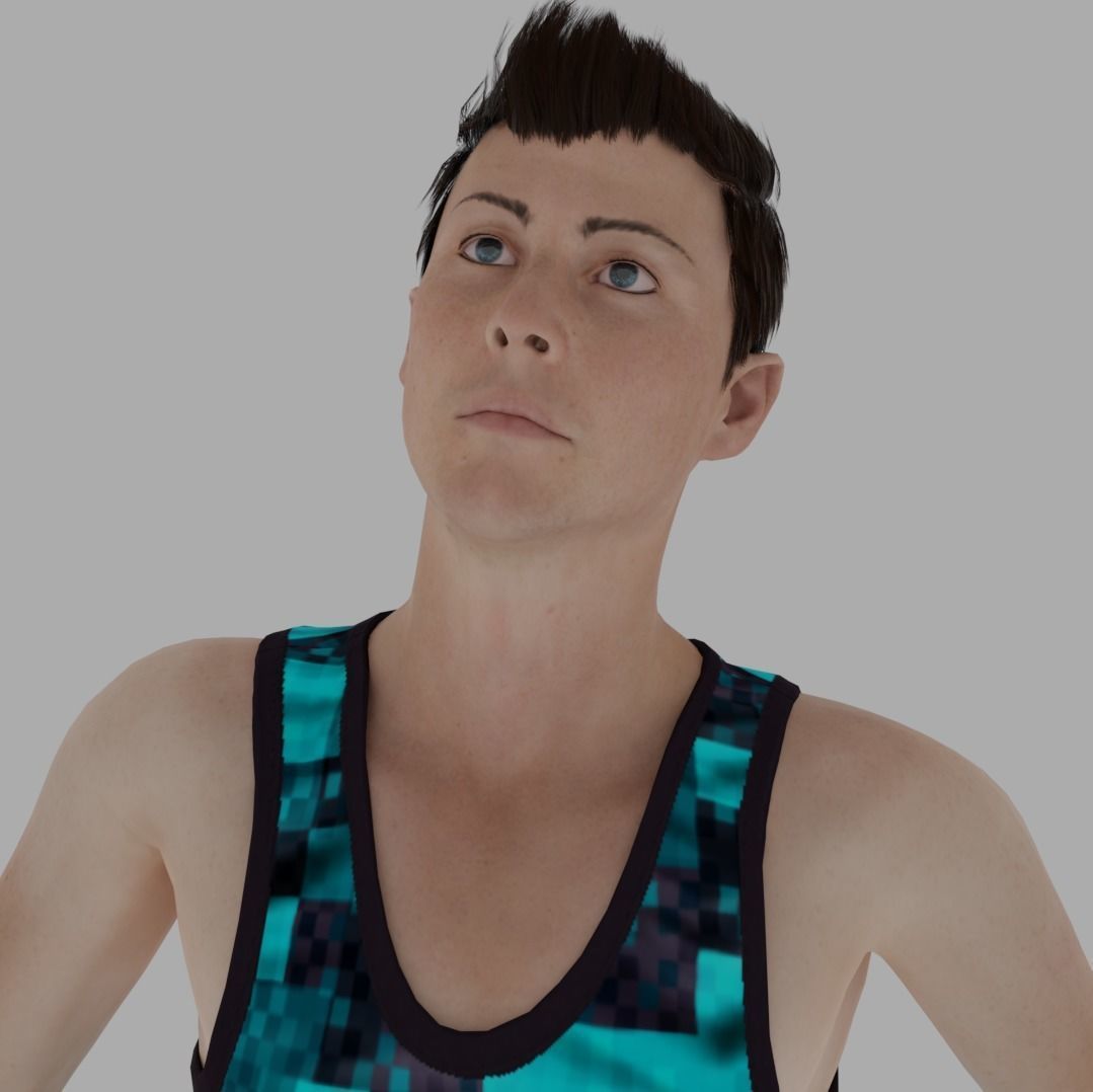 35 characters Pack 3D model_31