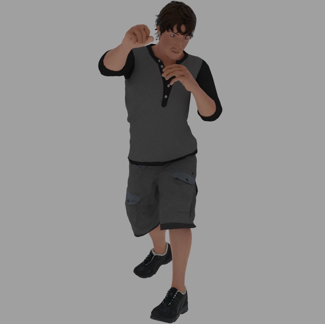 35 characters Pack 3D model_35