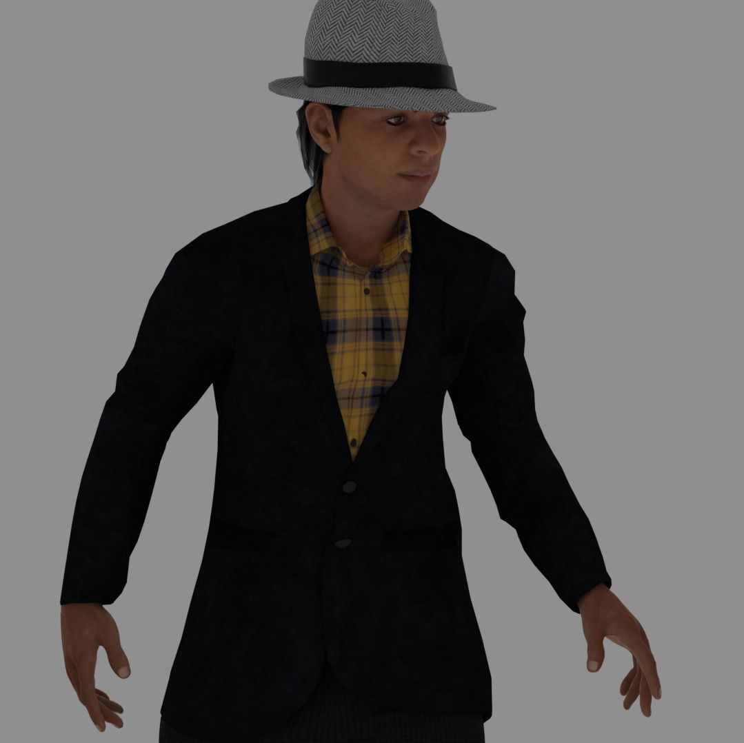 35 characters Pack 3D model_37