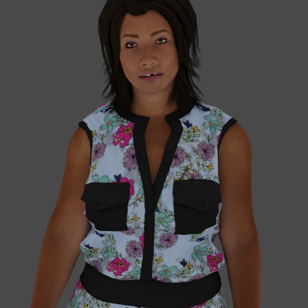 35 characters Pack 3D model_15