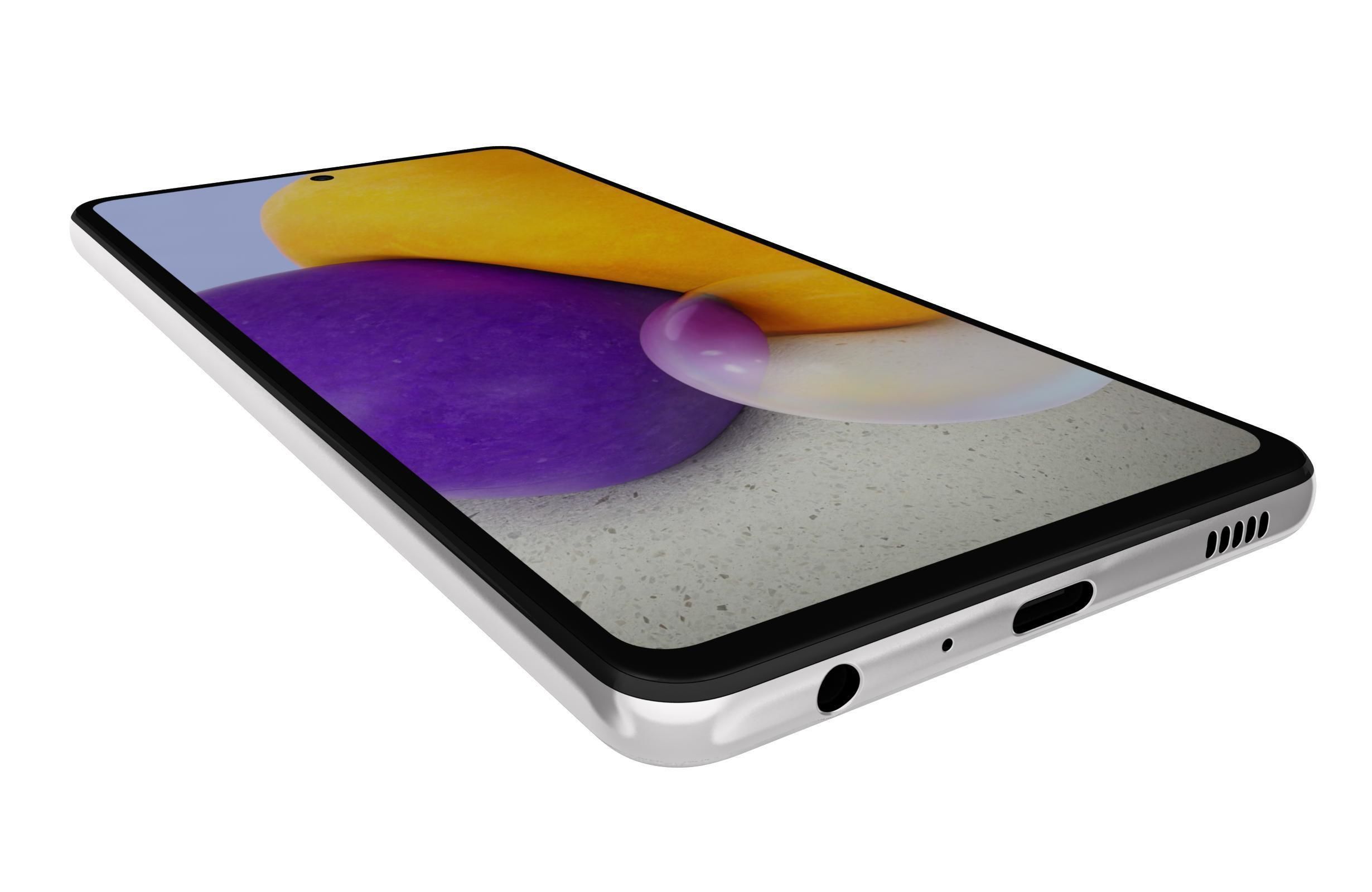 Samsung Galaxy A72 Awesome White 3D model_13