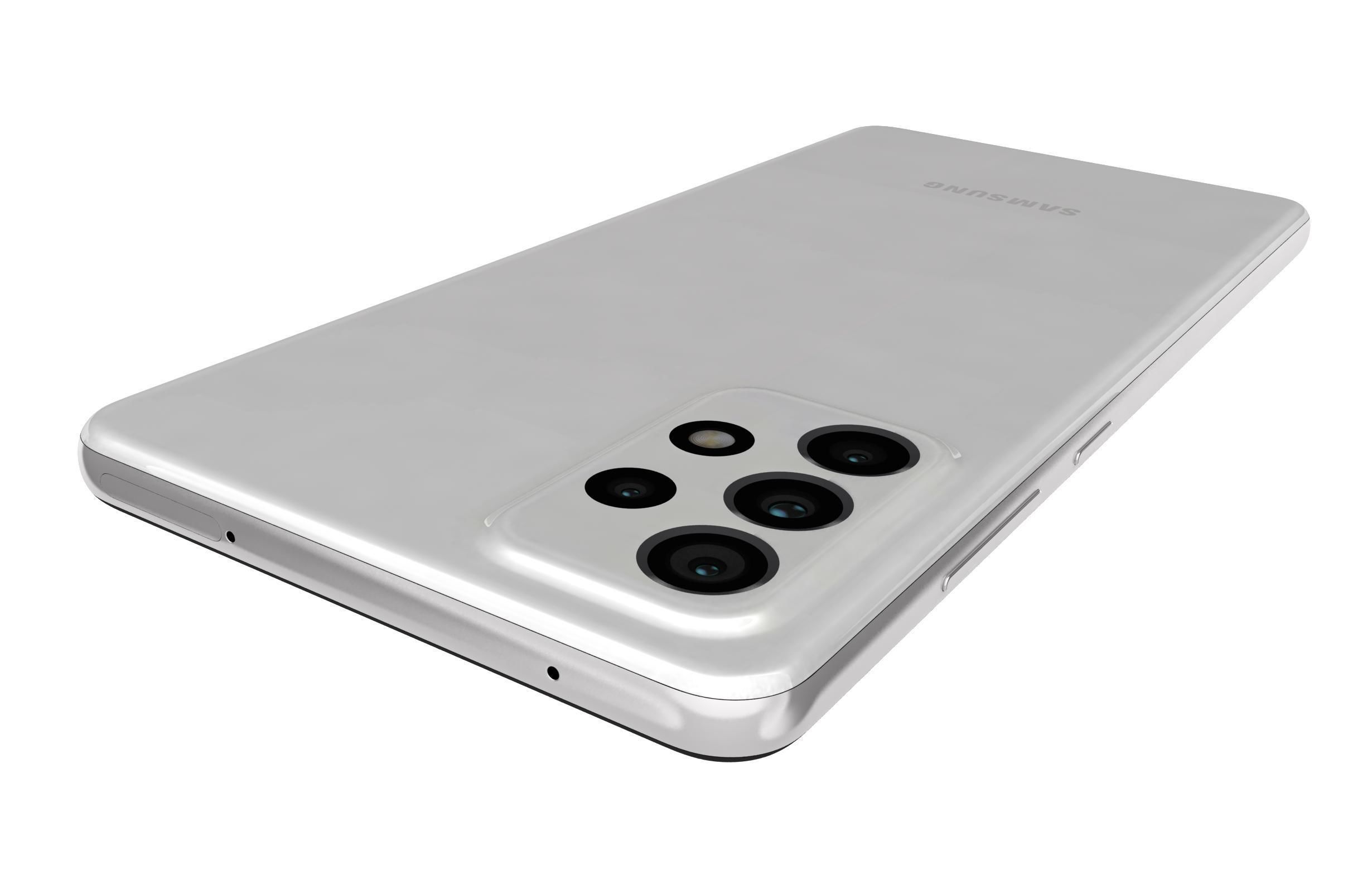 Samsung Galaxy A72 Awesome White 3D model_14